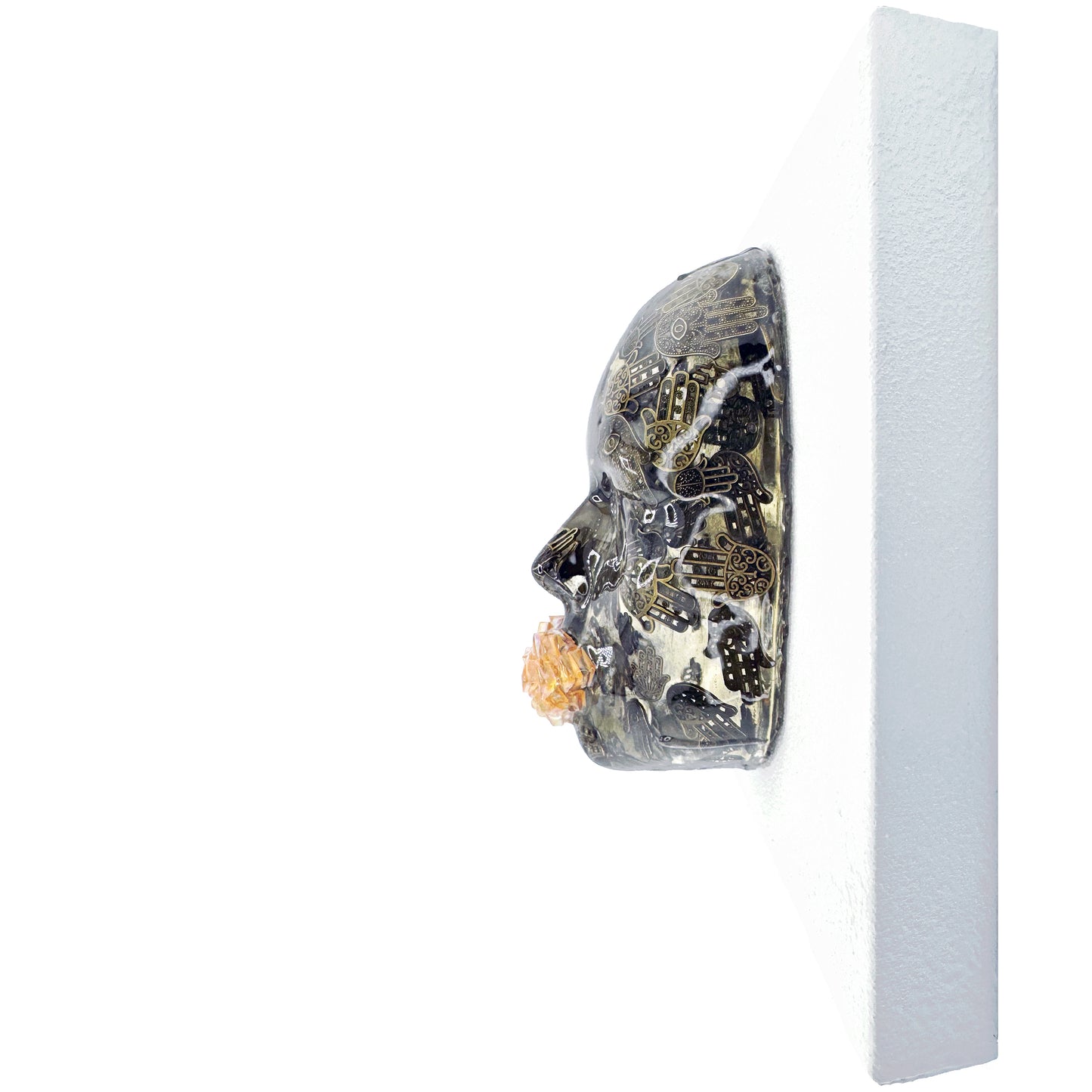 Manifest Happiness | Contemporary Epoxy Resin Sculpture - Couture Underground, LLC