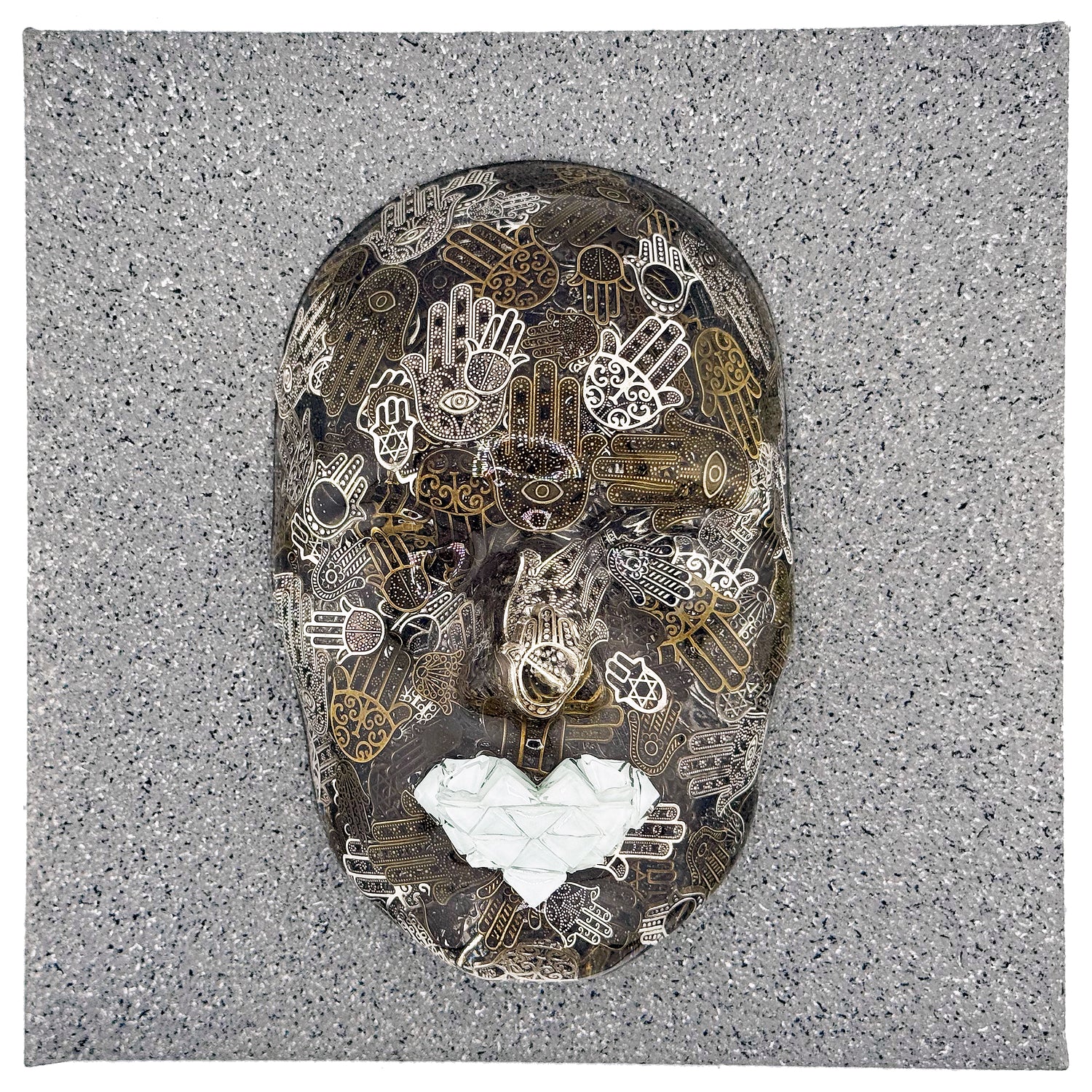 Manifest Peace | Contemporary Epoxy Resin Sculpture - Couture Underground, LLC