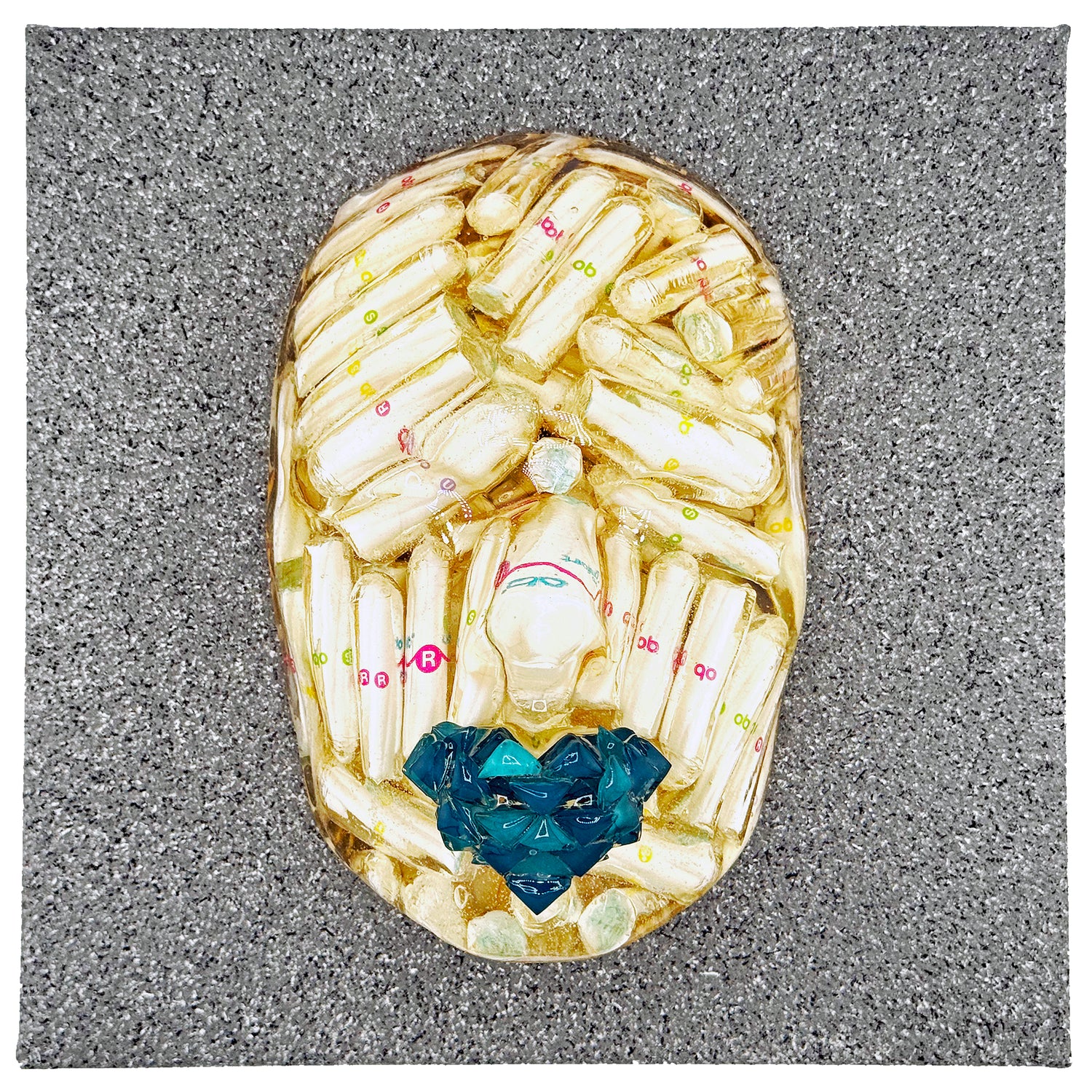 PCOS Posse | Contemporary Epoxy Resin Sculpture - Couture Underground, LLC