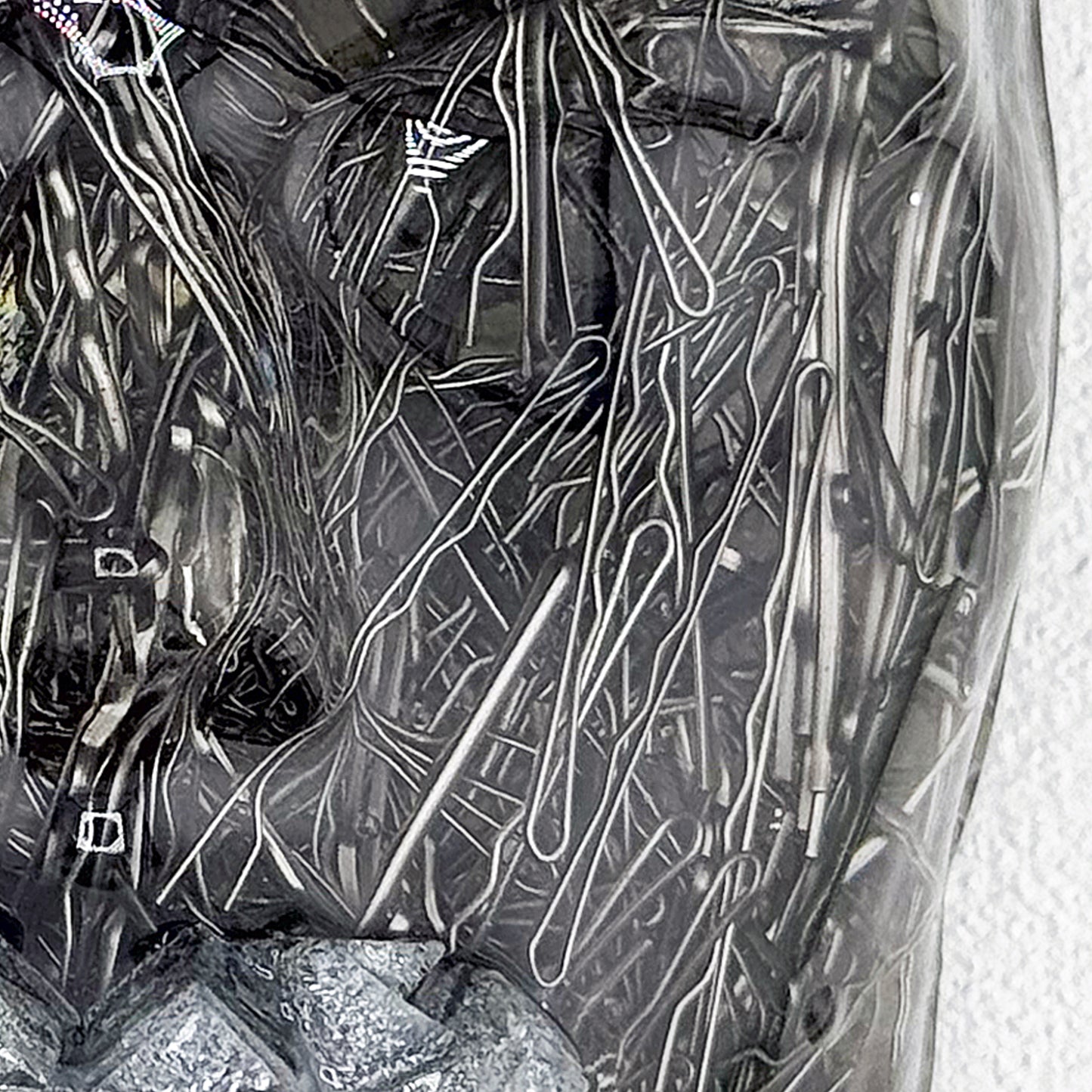 Pin Curl | Contemporary Epoxy Resin Sculpture - Couture Underground, LLC