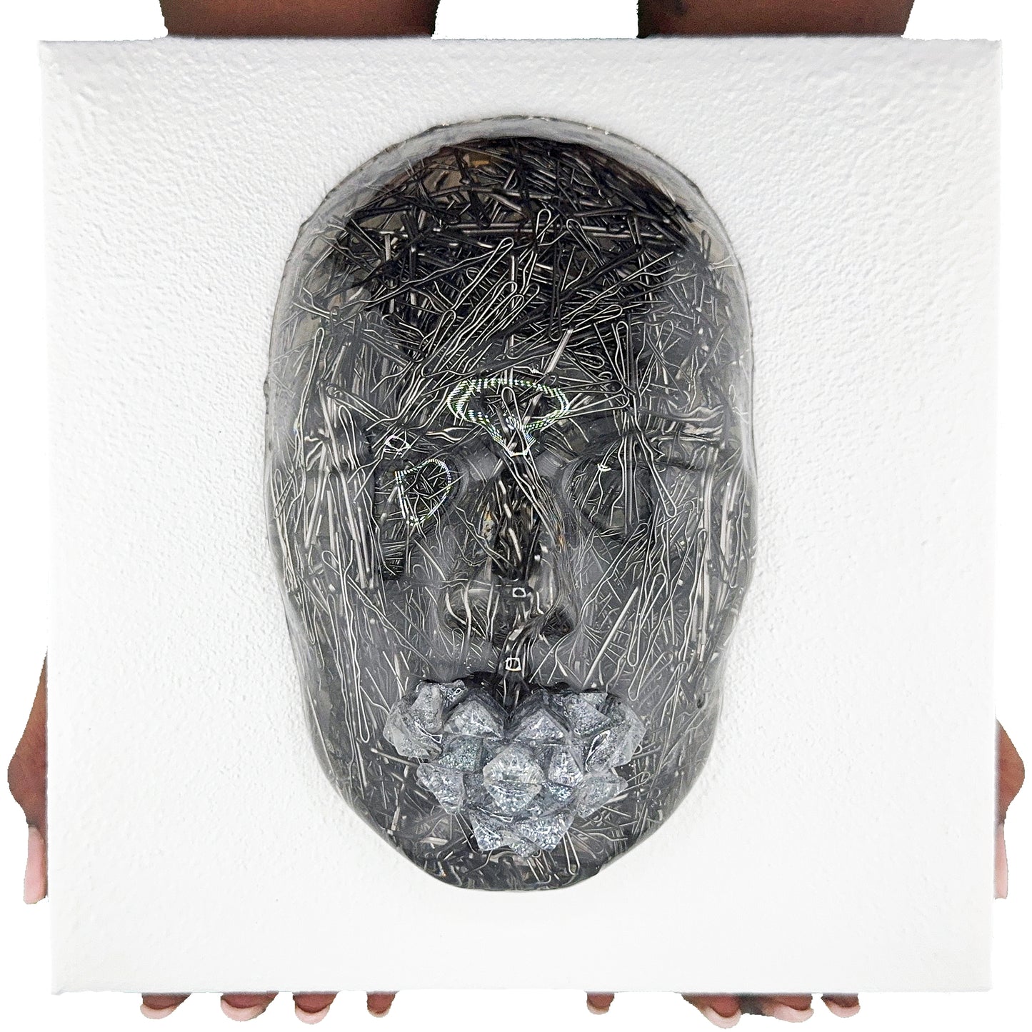 Pin Curl | Contemporary Epoxy Resin Sculpture - Couture Underground, LLC