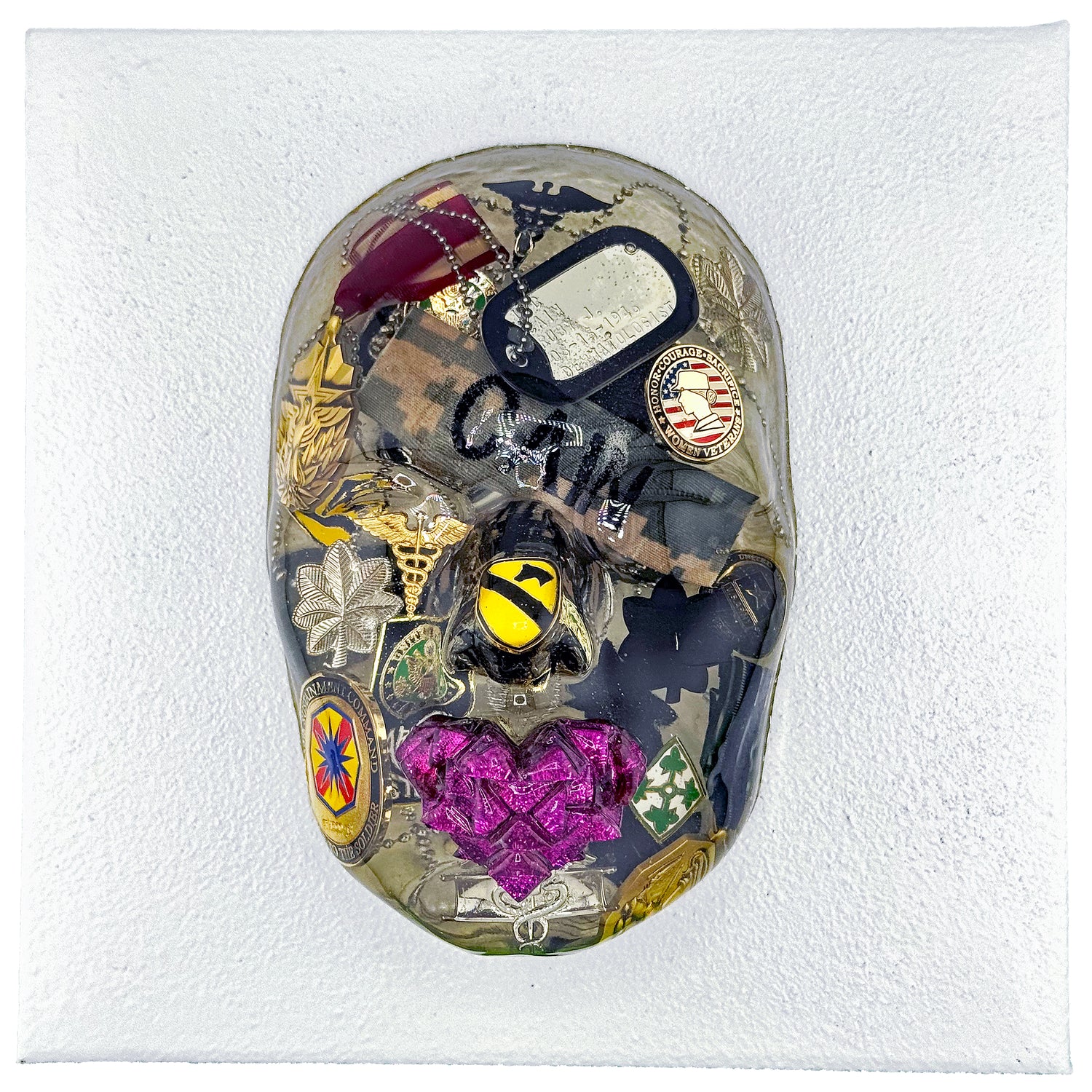 R.E.S.P.E.C.T. HER | Contemporary Epoxy Resin Sculpture - Couture Underground, LLC