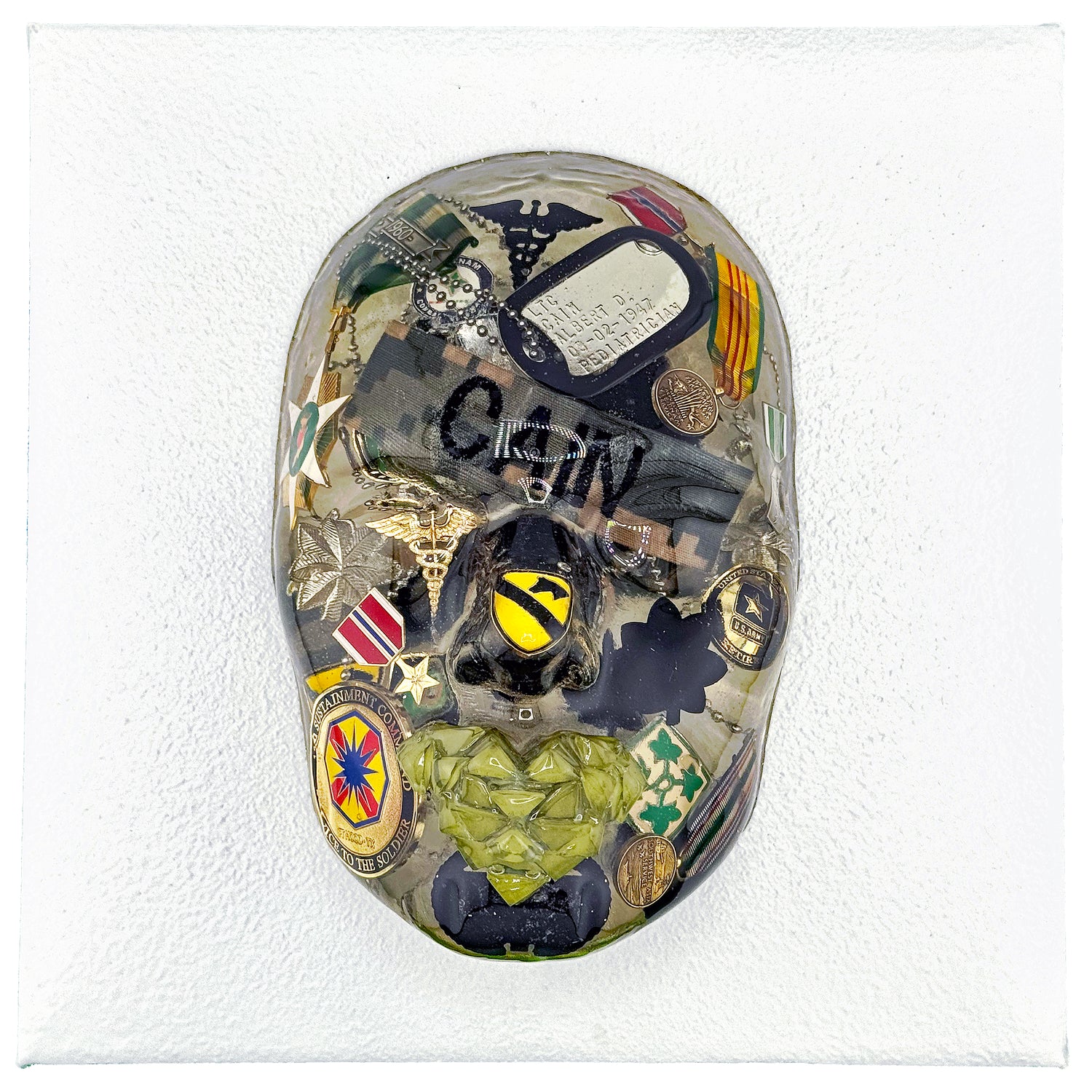 R.E.S.P.E.C.T. HIM | Contemporary Epoxy Resin Sculpture - Couture Underground, LLC