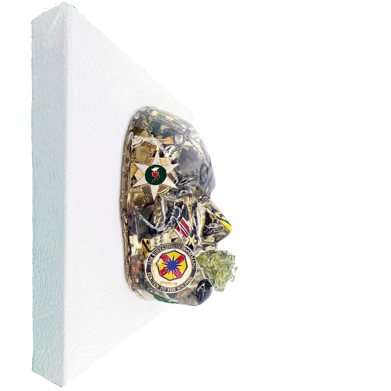 R.E.S.P.E.C.T. HIM | Contemporary Epoxy Resin Sculpture - Couture Underground, LLC