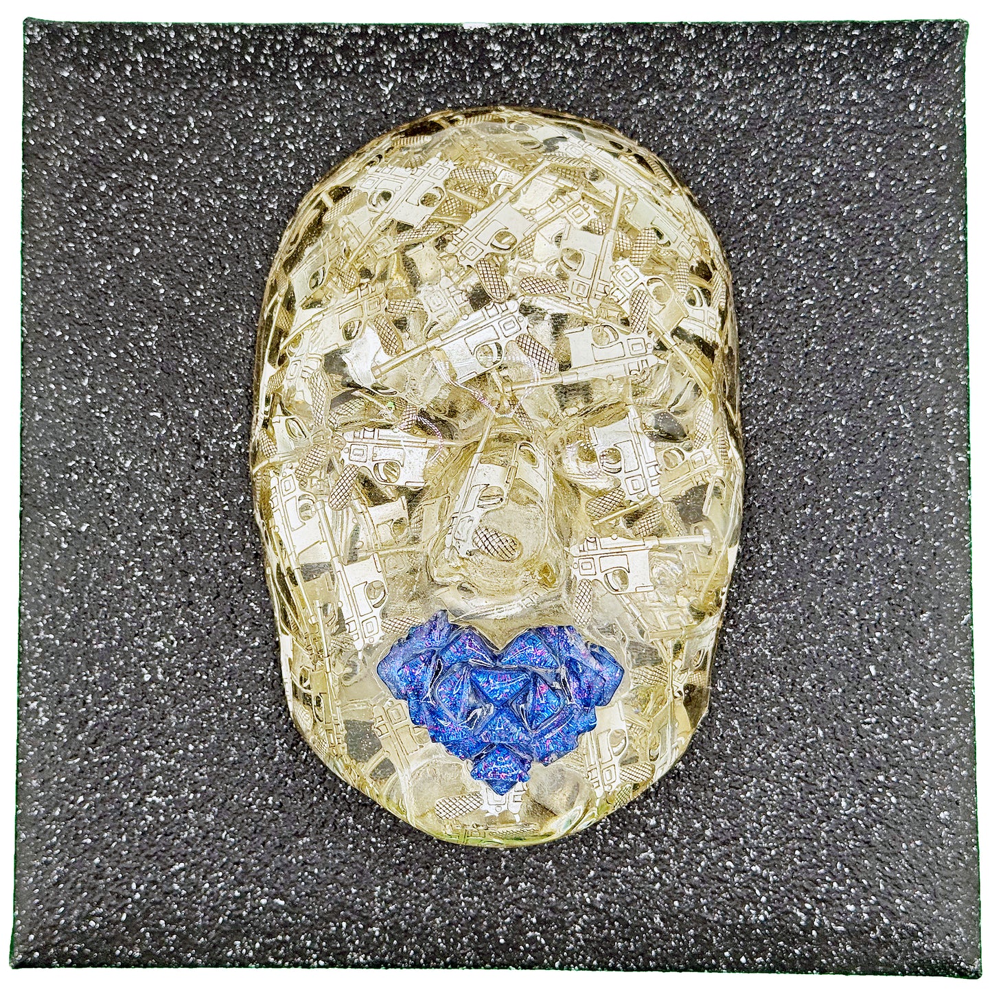 Semi-Automatic | Contemporary Epoxy Resin Sculpture - Couture Underground, LLC