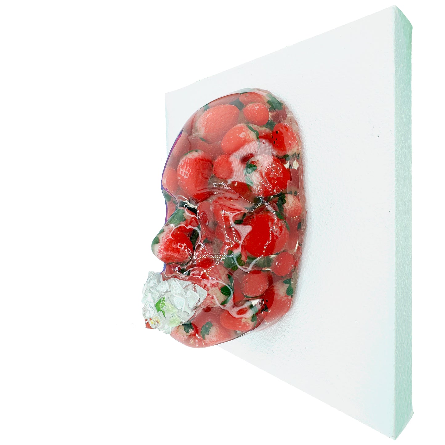 Shortcake | Epoxy Resin Face Sculpture | Pleasure & Worth - Couture Underground, LLC
