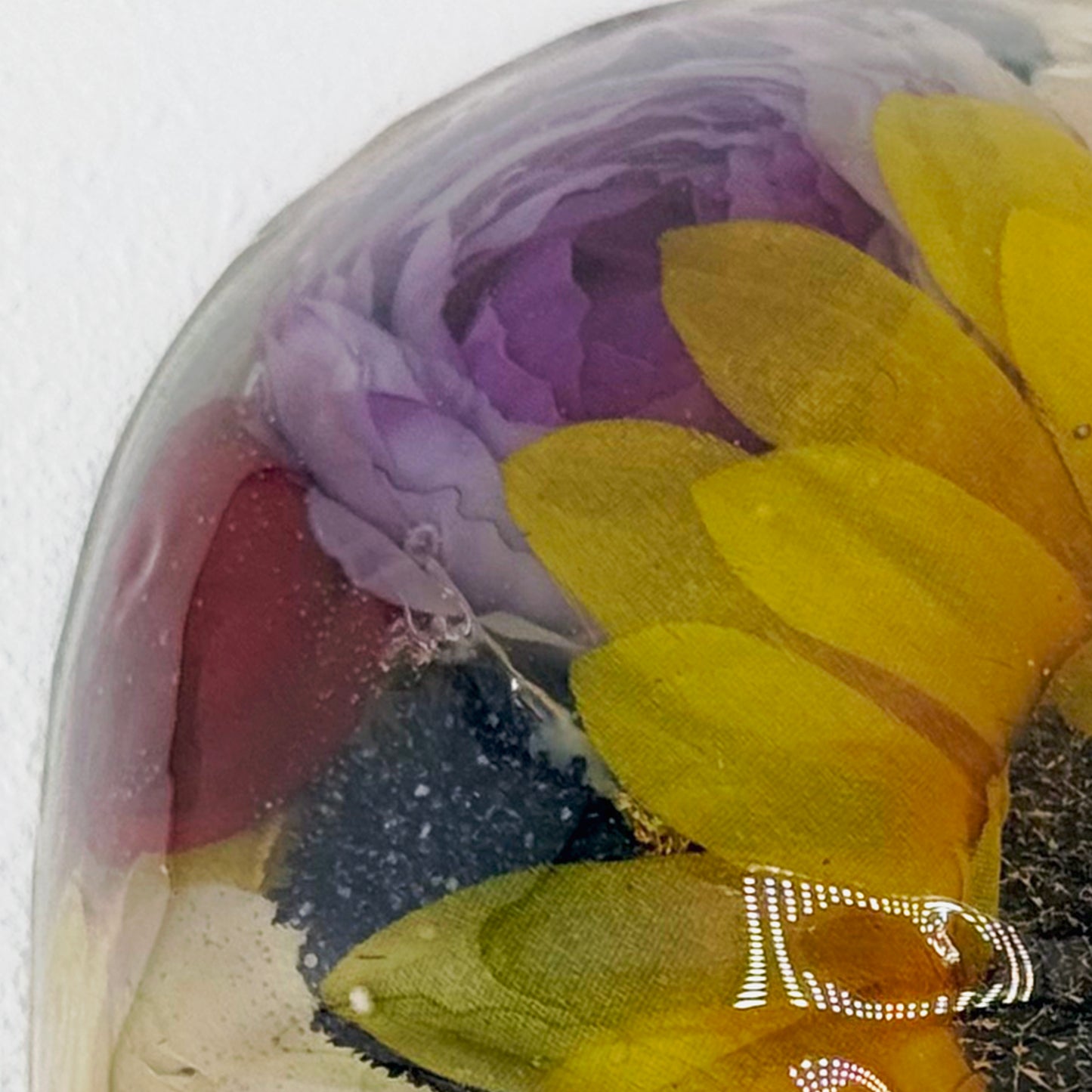 Sun [Flower] Child | Epoxy Resin Face Sculpture | Radiance & Renewal