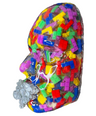 Tetris Patch Face Sculpture - The Manipulator | 3D Epoxy Sculpture Art | Retro Gaming-Inspired Wall Decor - Couture Underground, LLC