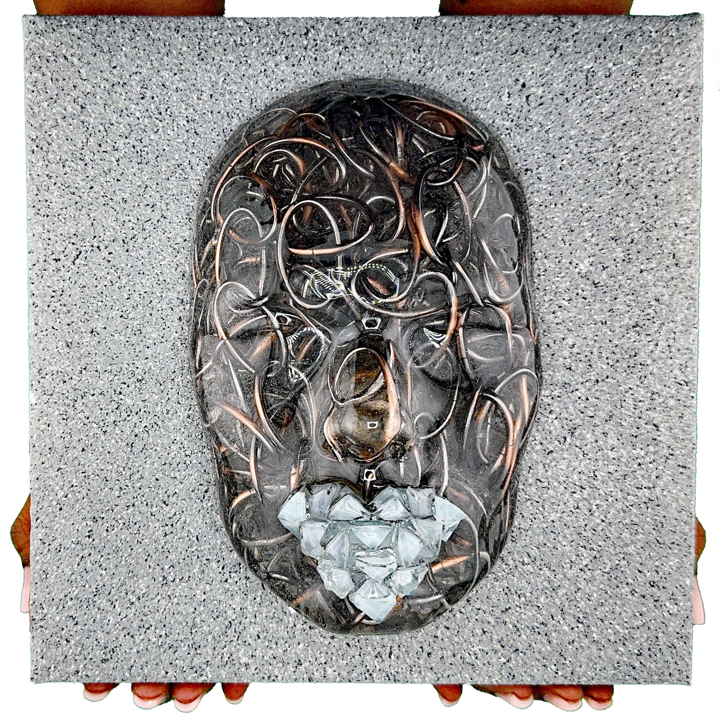 The Chain Gang | Contemporary Epoxy Resin Sculpture - Couture Underground, LLC