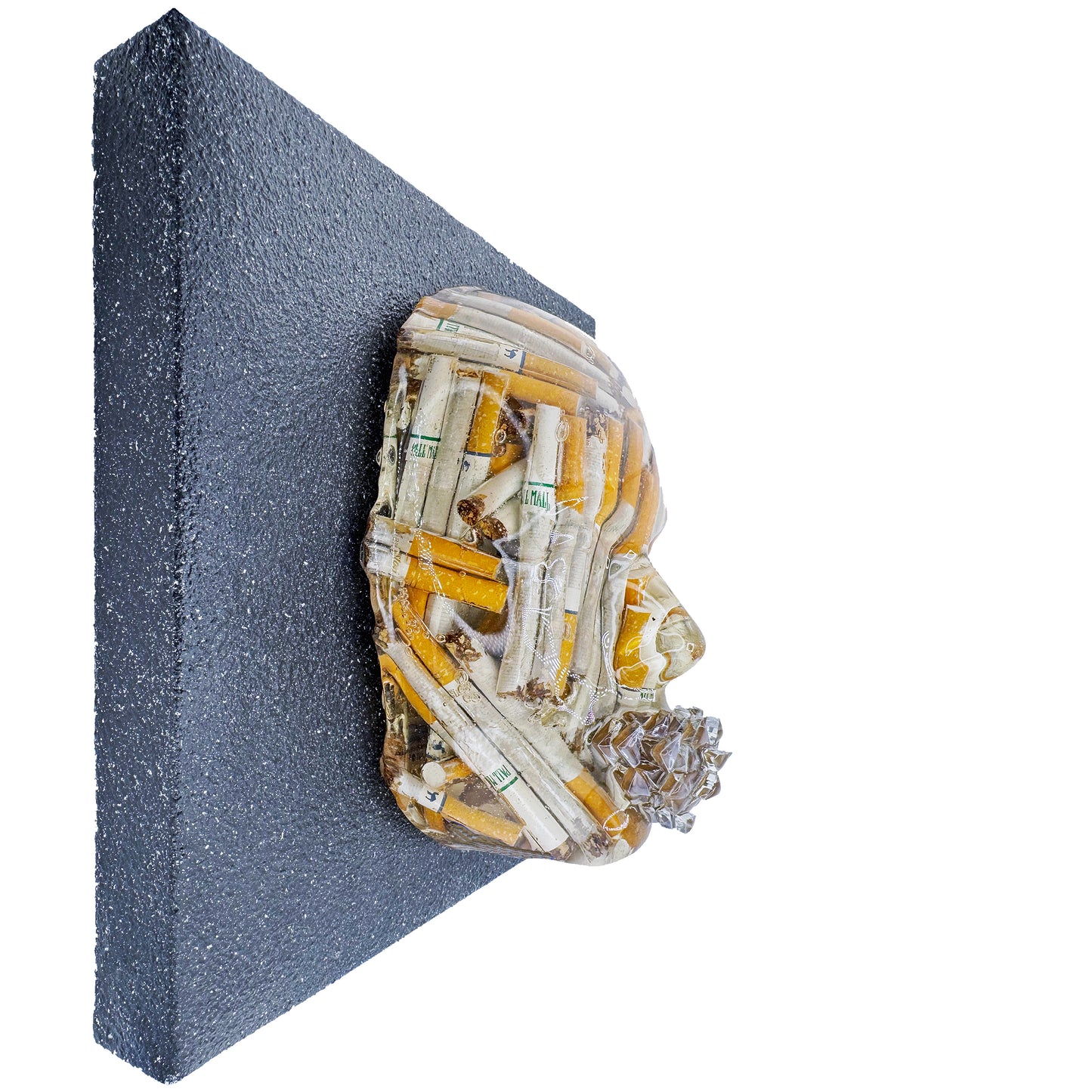 The Chainsmoker | Contemporary Epoxy Resin Sculpture - Couture Underground, LLC
