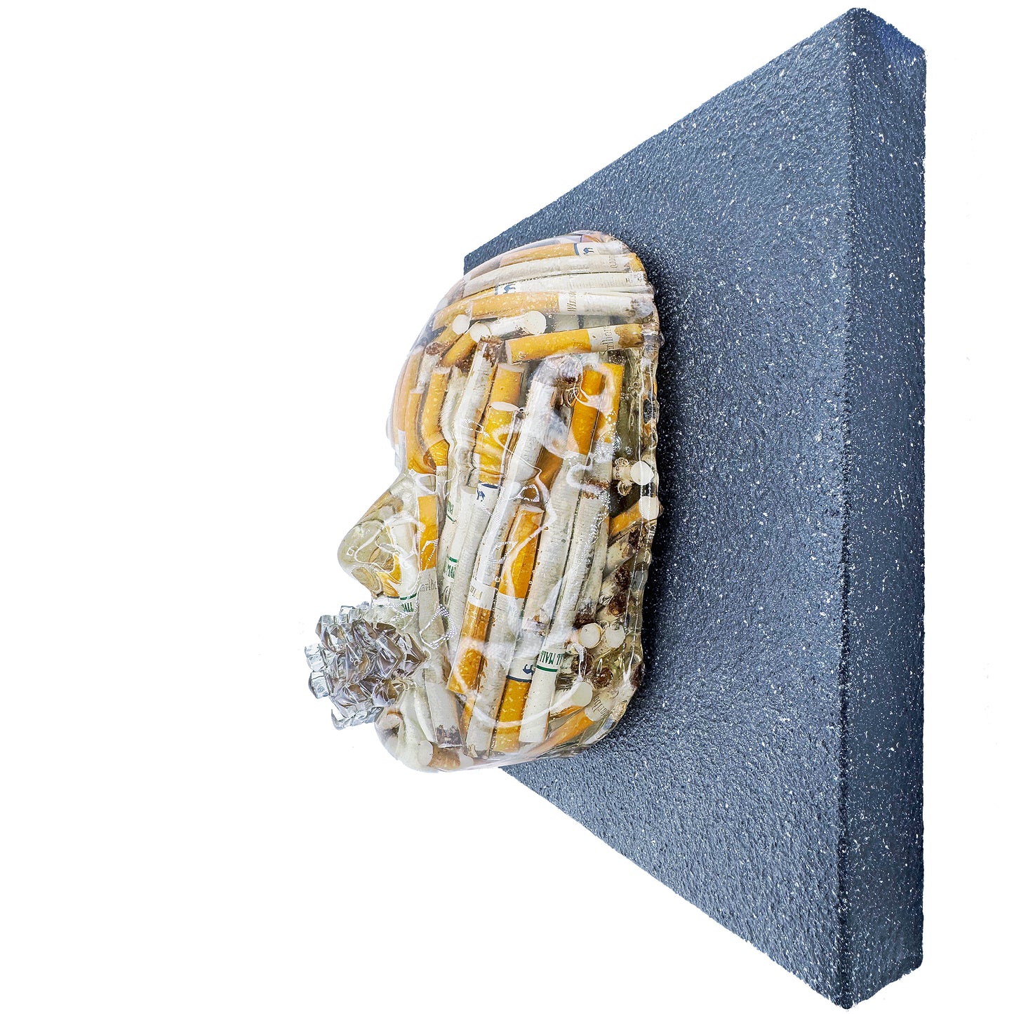 The Chainsmoker | Contemporary Epoxy Resin Sculpture - Couture Underground, LLC