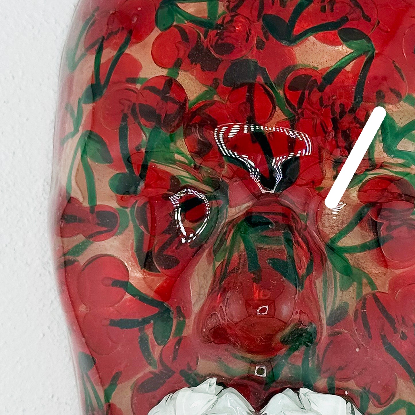 The Cherry Picker | Epoxy Resin Face Sculpture | Choice & Sovereignty