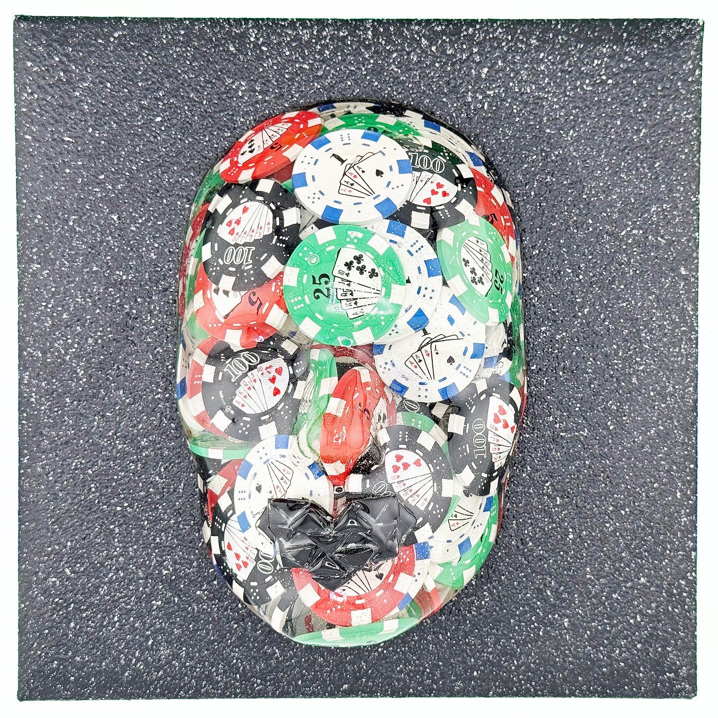 The Dealer | Contemporary Epoxy Resin Sculpture - Couture Underground, LLC