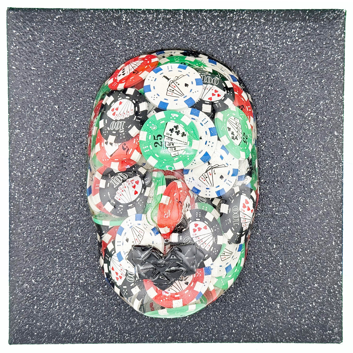 The Dealer | Contemporary Epoxy Resin Sculpture - Couture Underground, LLC