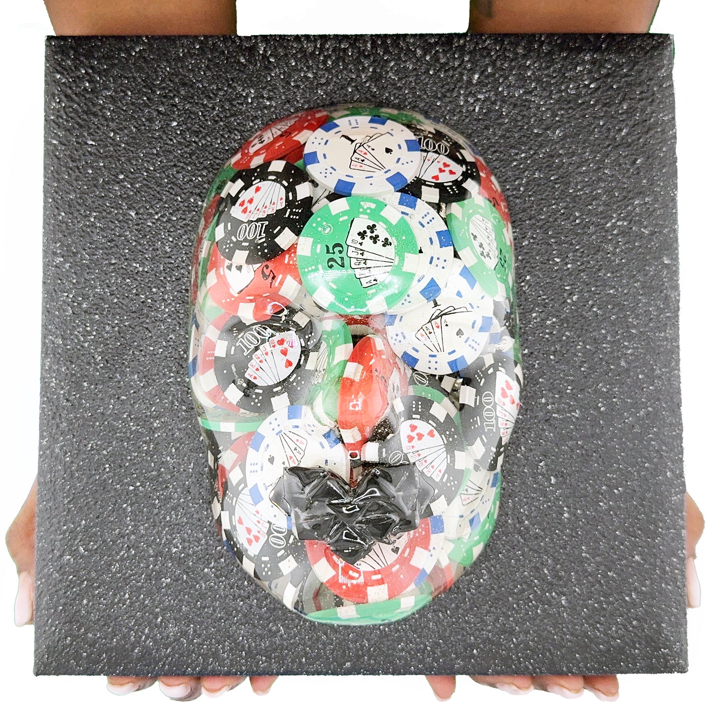 The Dealer | Contemporary Epoxy Resin Sculpture - Couture Underground, LLC