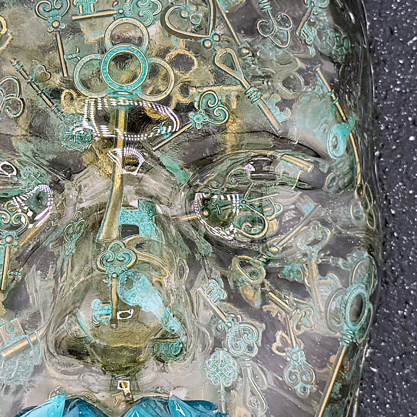 The Gatekeeper | Contemporary Epoxy Resin Sculpture - Couture Underground, LLC