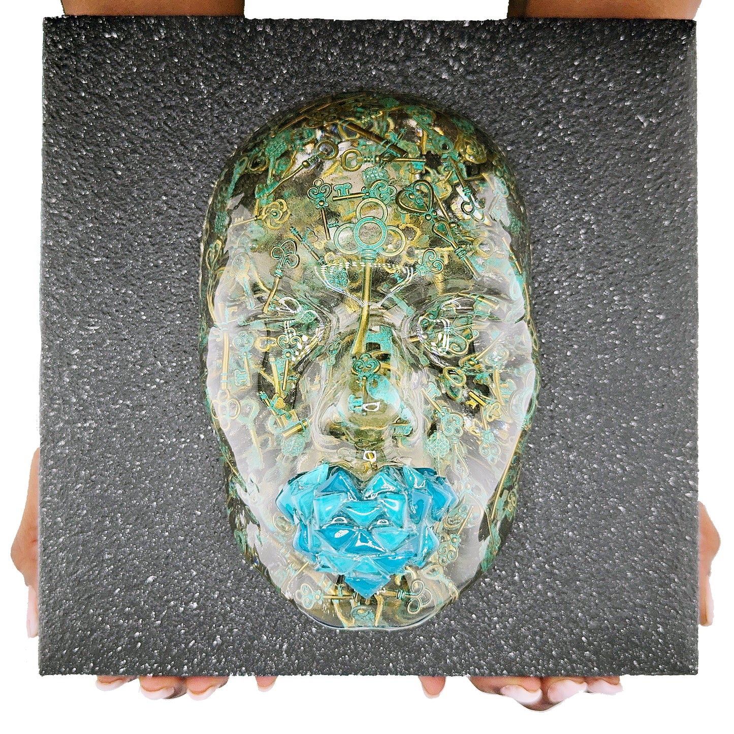 The Gatekeeper | Contemporary Epoxy Resin Sculpture - Couture Underground, LLC