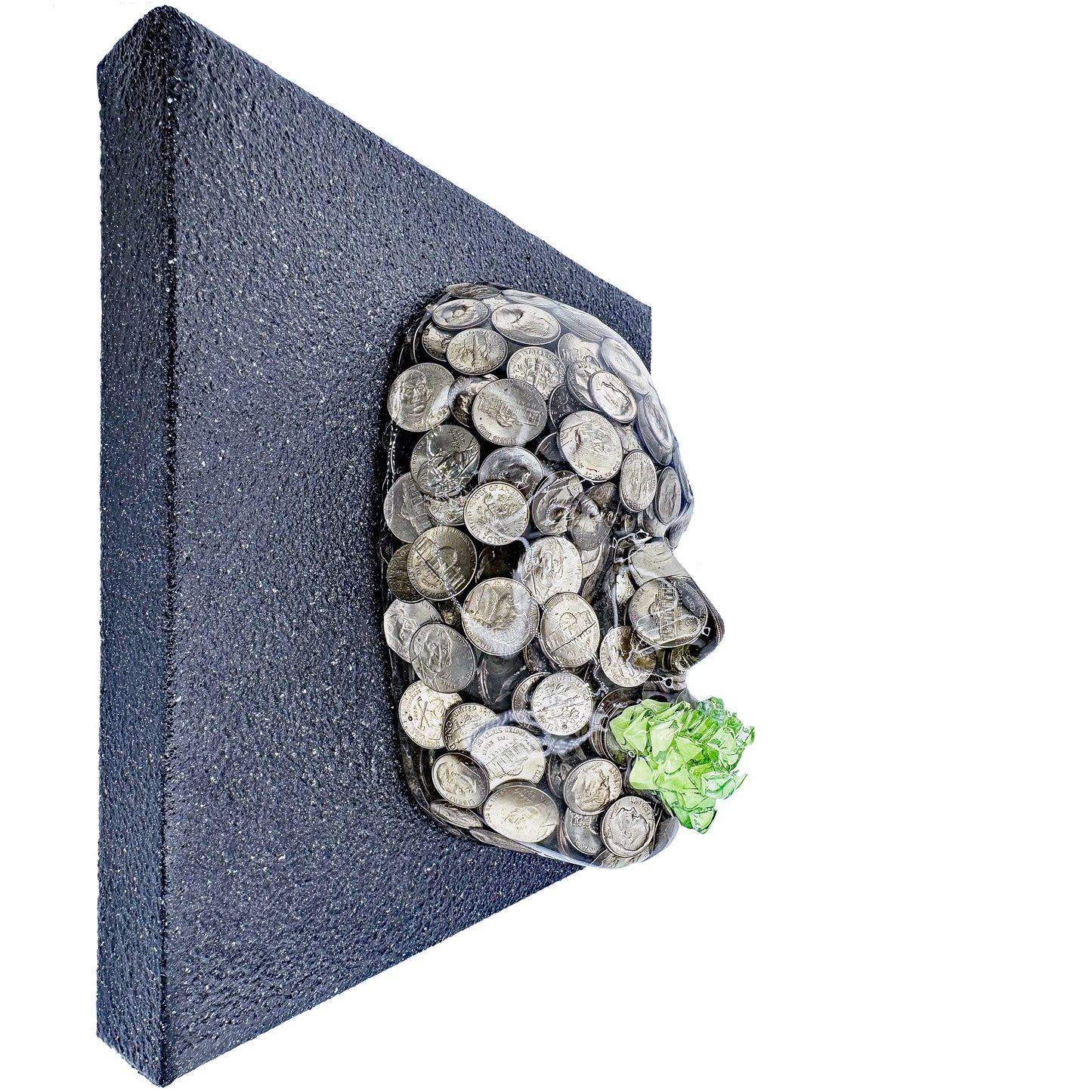 The Haggler | Contemporary Epoxy Resin Sculpture - Couture Underground, LLC