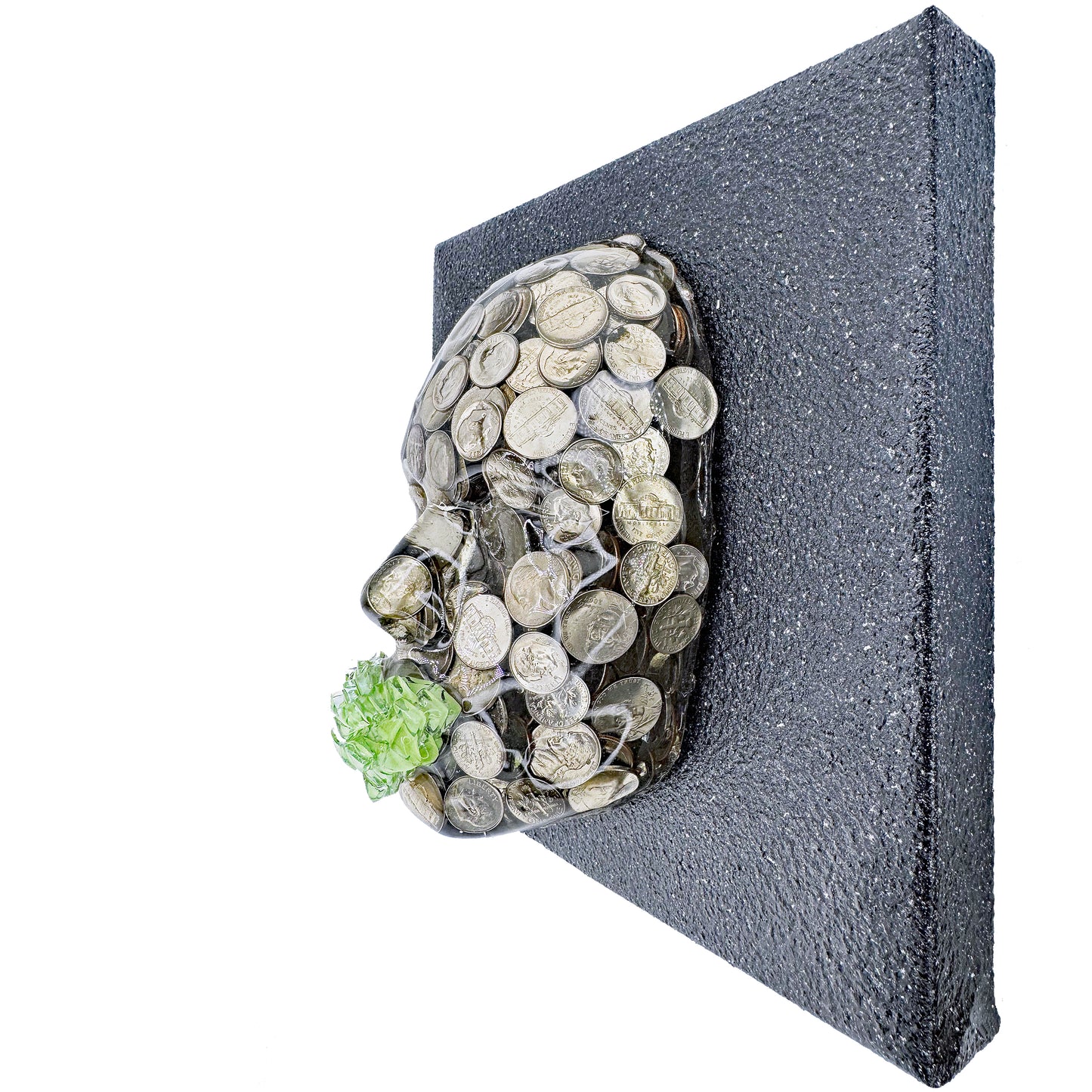 The Haggler | Contemporary Epoxy Resin Sculpture - Couture Underground, LLC
