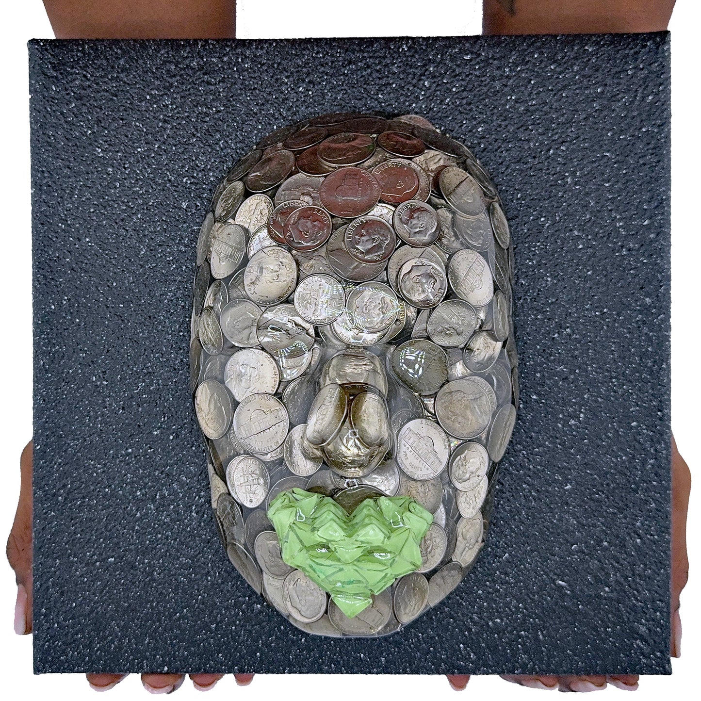 The Haggler | Contemporary Epoxy Resin Sculpture - Couture Underground, LLC