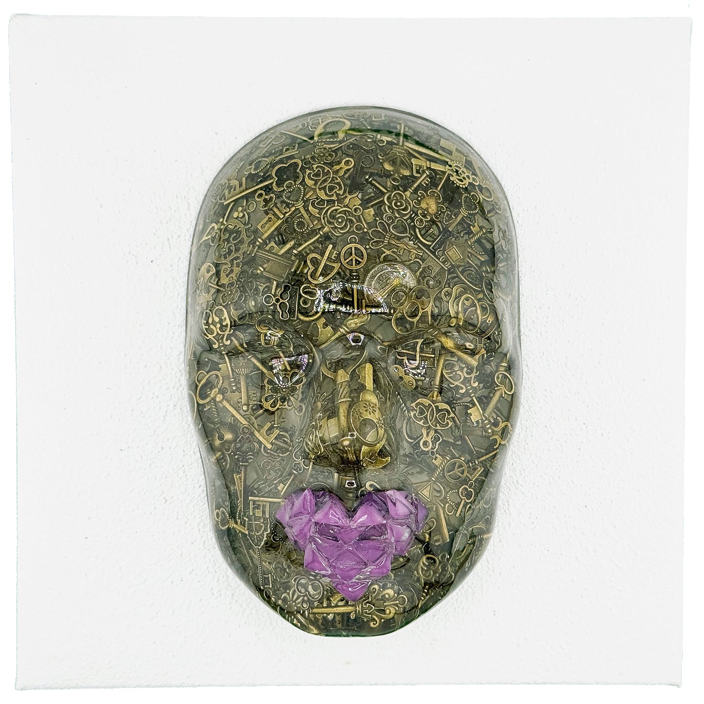 The Locksmith | Contemporary Epoxy Resin Sculpture - Couture Underground, LLC