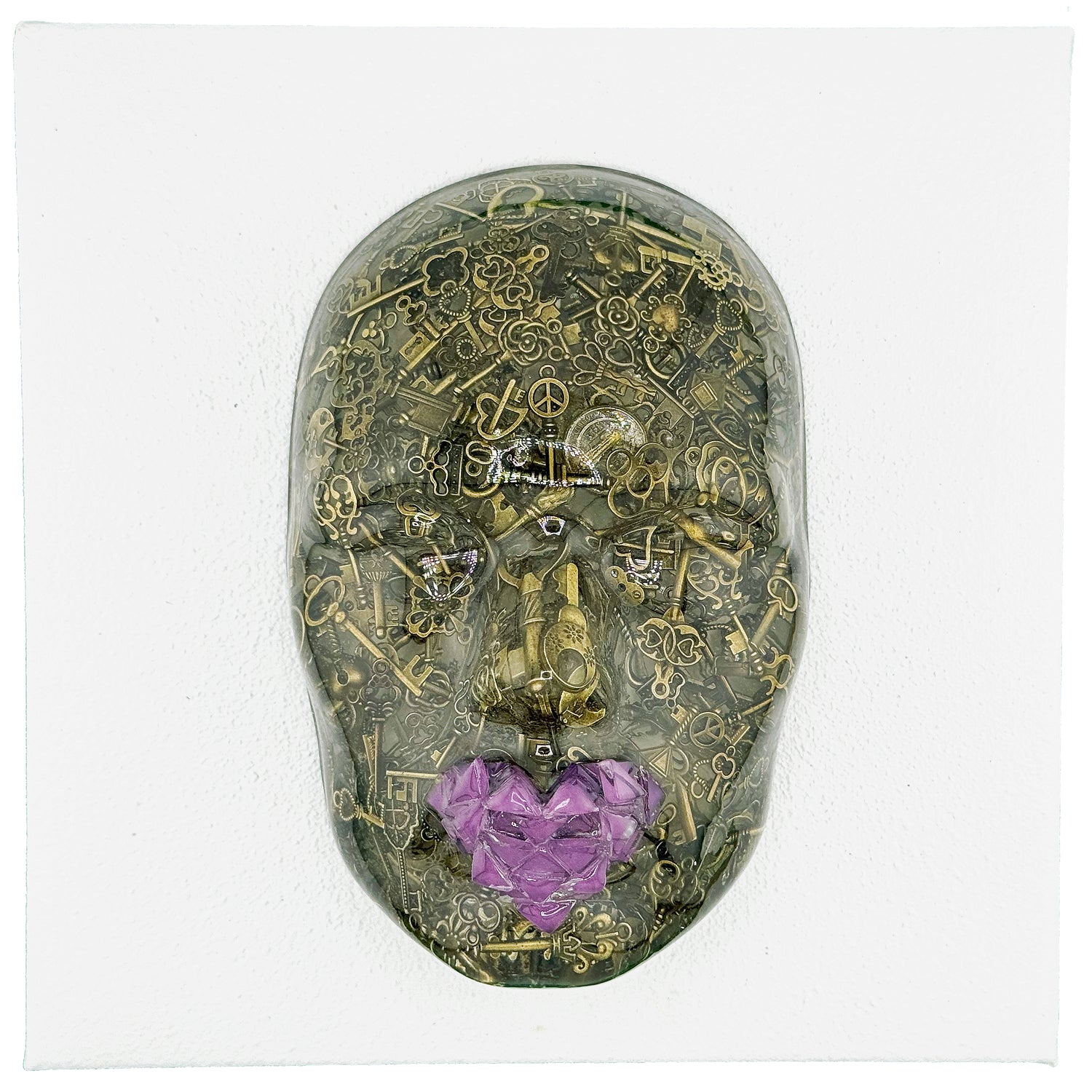 The Locksmith | Contemporary Epoxy Resin Sculpture - Couture Underground, LLC