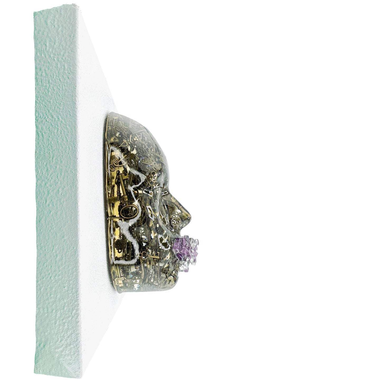 The Locksmith | Contemporary Epoxy Resin Sculpture - Couture Underground, LLC