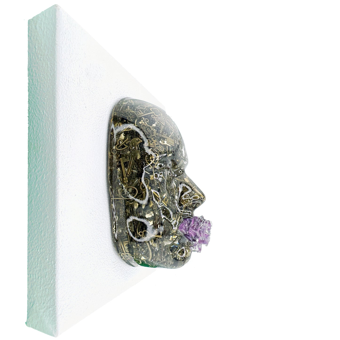 The Locksmith | Contemporary Epoxy Resin Sculpture - Couture Underground, LLC