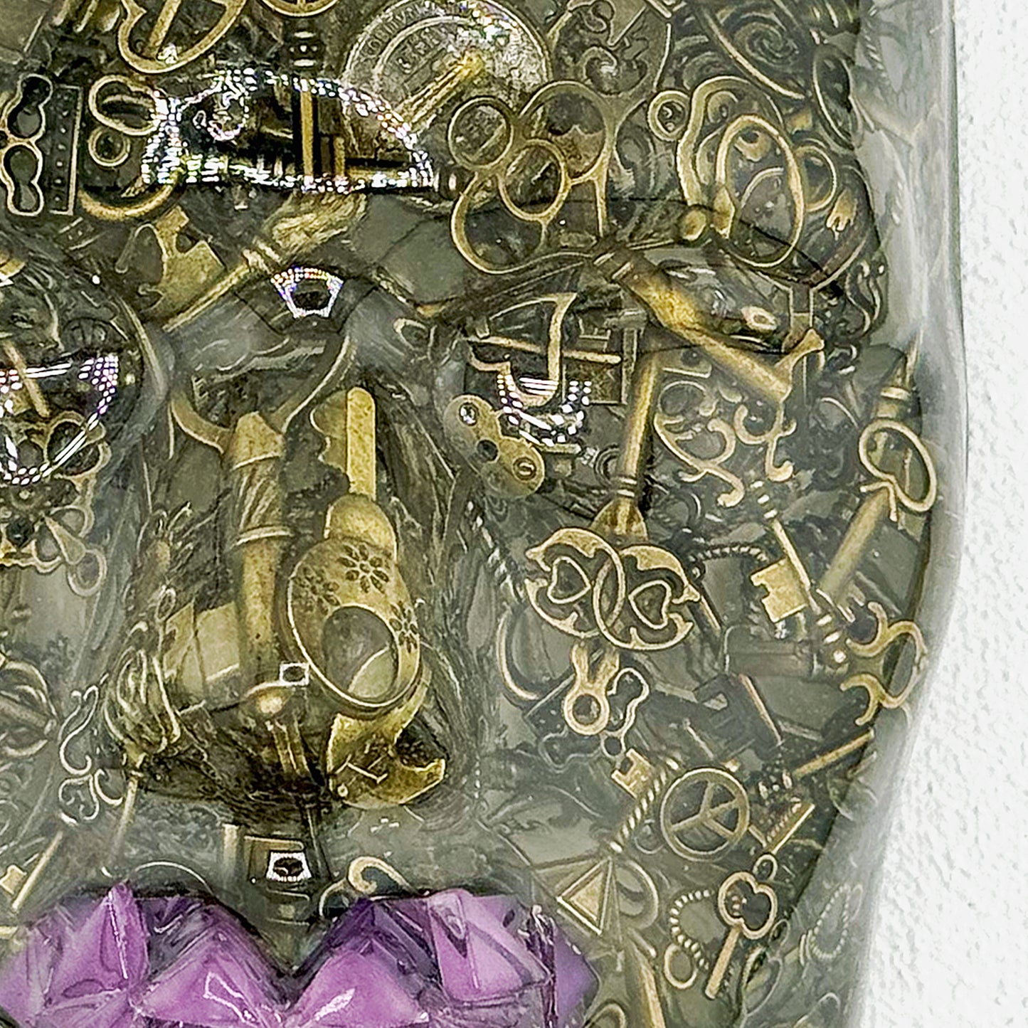 The Locksmith | Contemporary Epoxy Resin Sculpture - Couture Underground, LLC