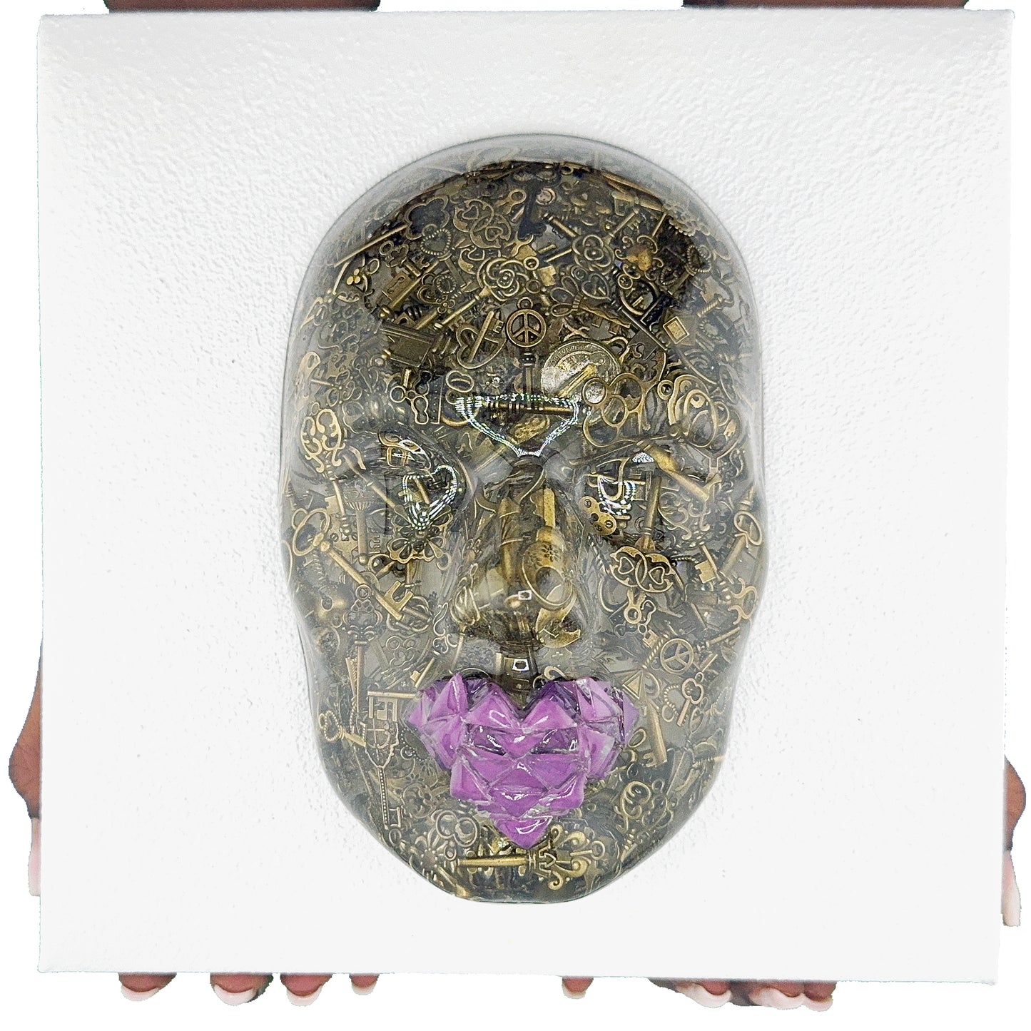 The Locksmith | Contemporary Epoxy Resin Sculpture - Couture Underground, LLC
