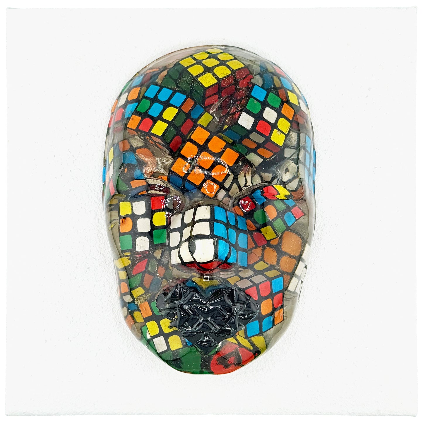 The Logistician | Contemporary Epoxy Resin Sculpture - Couture Underground, LLC