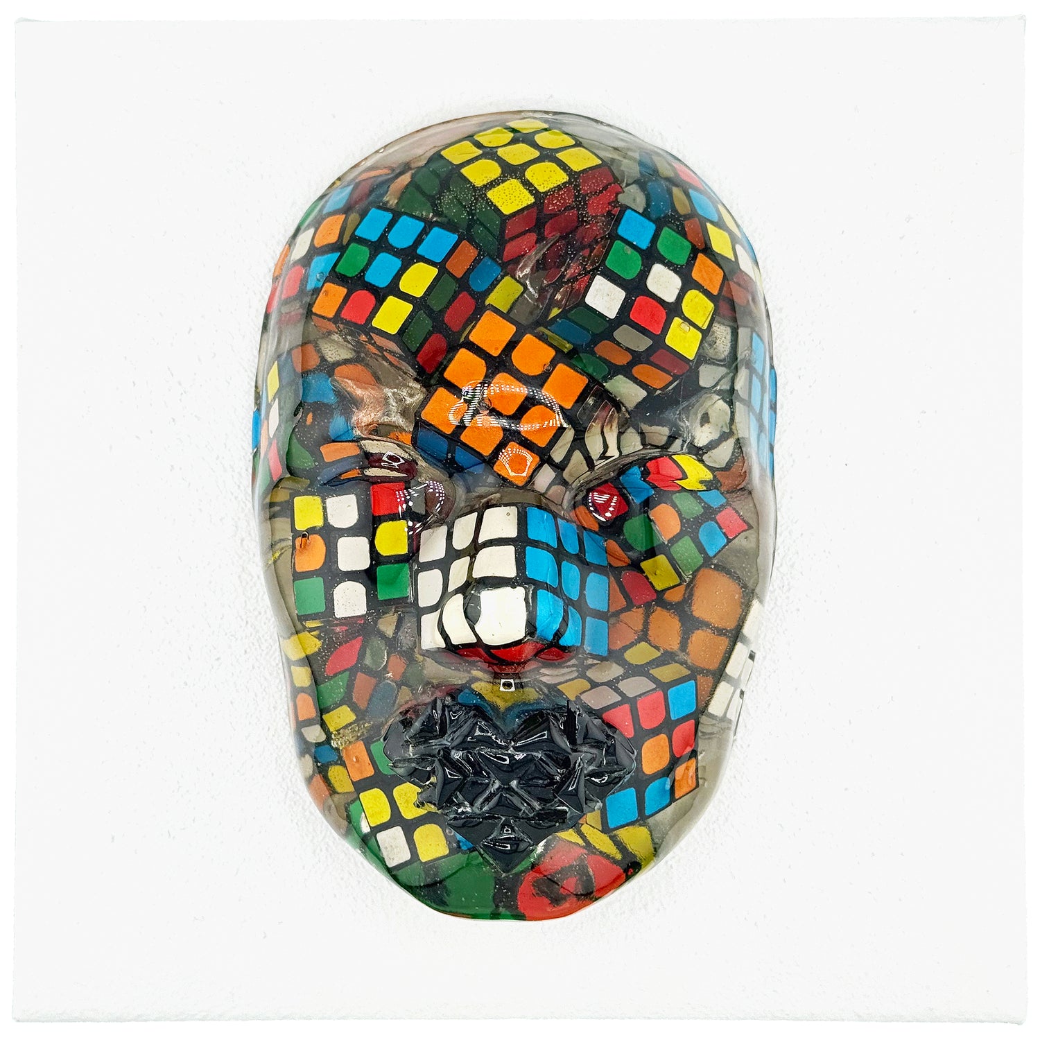 The Logistician | Contemporary Epoxy Resin Sculpture - Couture Underground, LLC