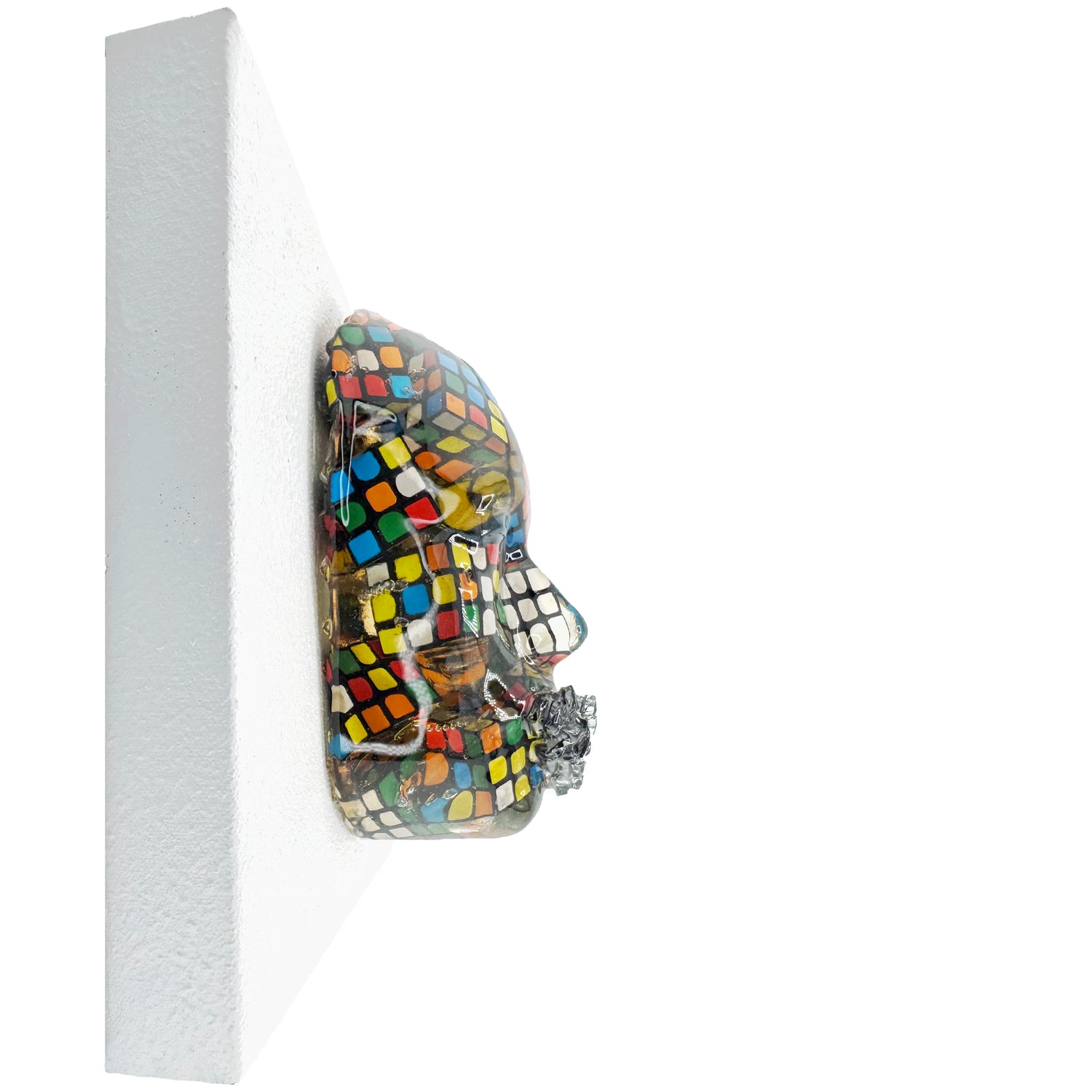 The Logistician | Contemporary Epoxy Resin Sculpture - Couture Underground, LLC