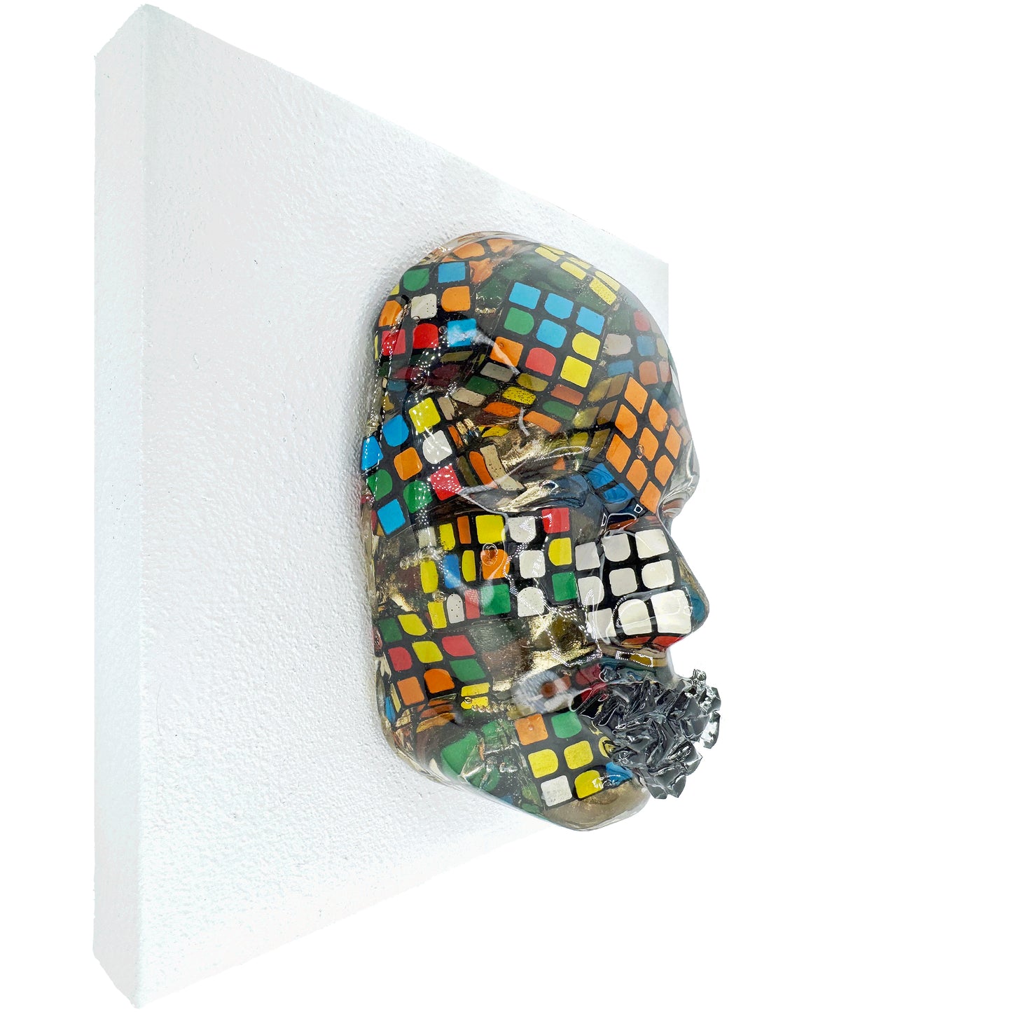 The Logistician | Contemporary Epoxy Resin Sculpture - Couture Underground, LLC