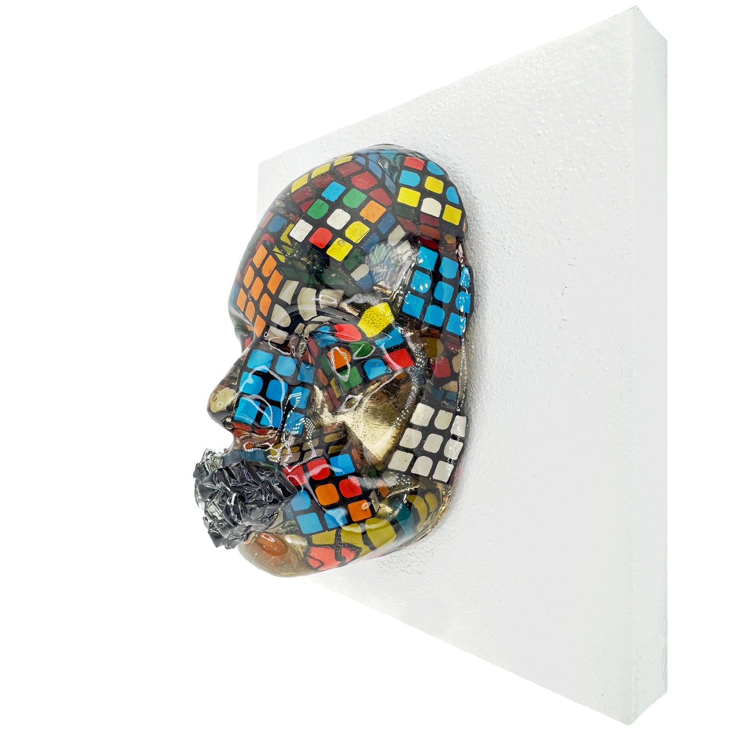 The Logistician | Contemporary Epoxy Resin Sculpture - Couture Underground, LLC