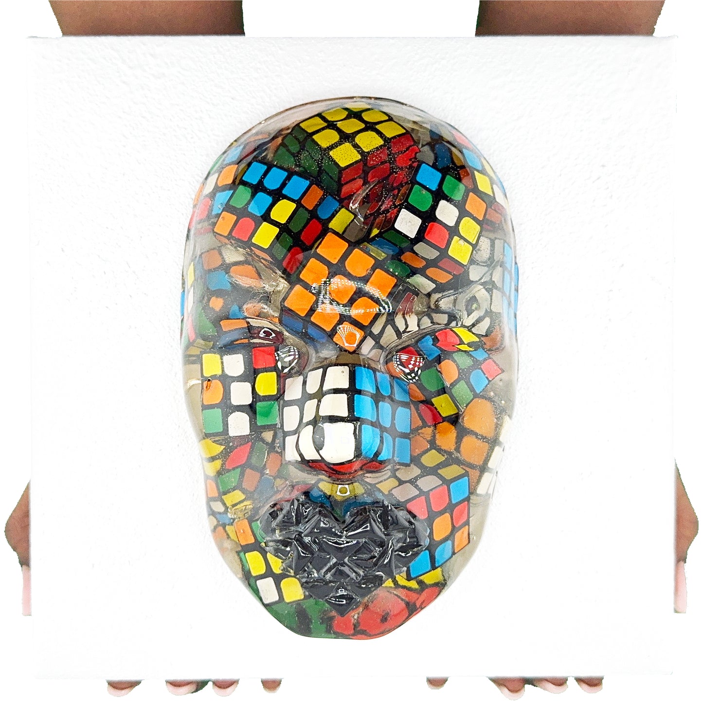 The Logistician | Contemporary Epoxy Resin Sculpture - Couture Underground, LLC