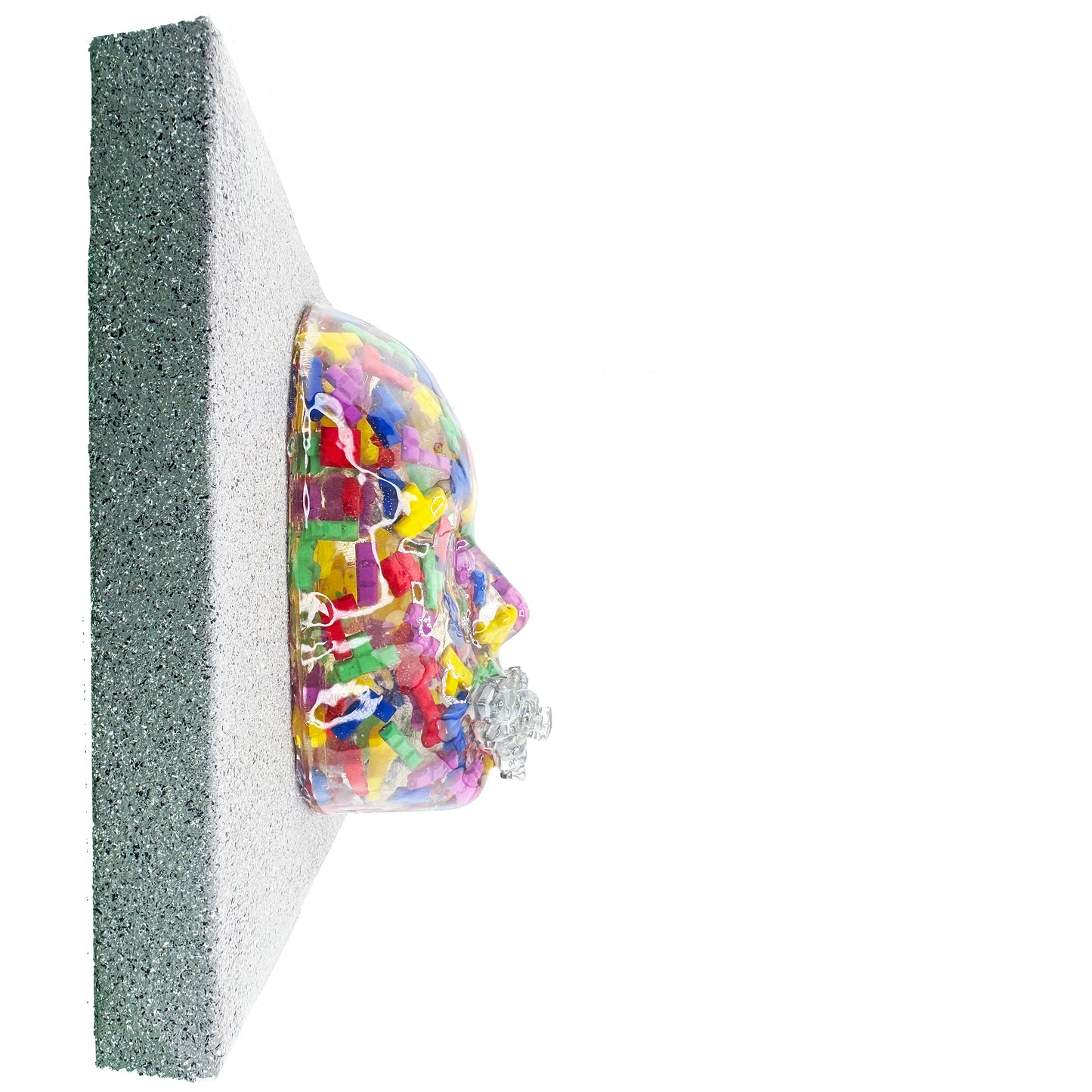 The Manipulator | Epoxy Resin Face Sculpture | Repatterning & Structure