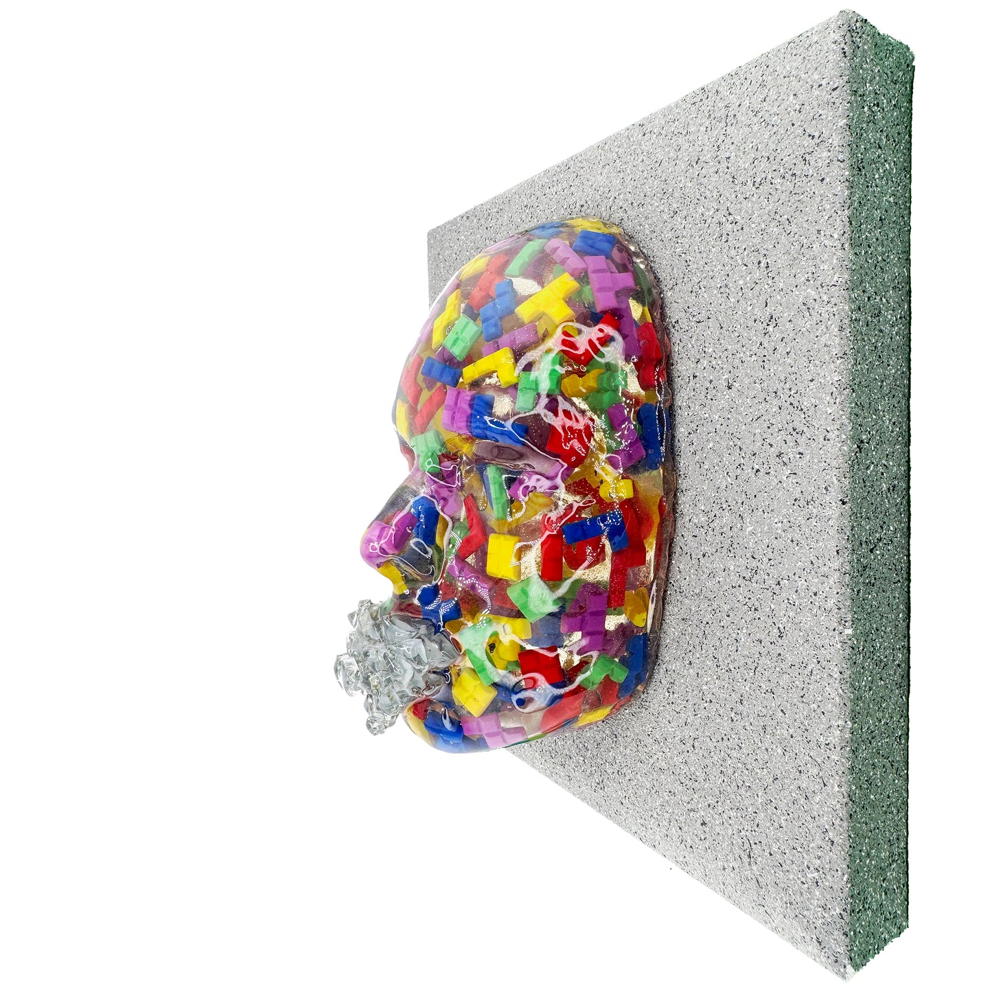 The Manipulator | Epoxy Resin Face Sculpture | Repatterning & Structure