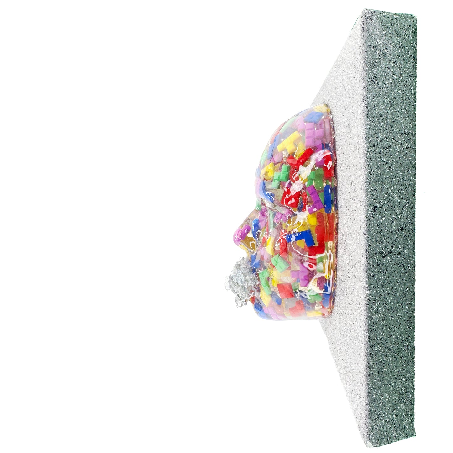 The Manipulator | Epoxy Resin Face Sculpture | Repatterning & Structure