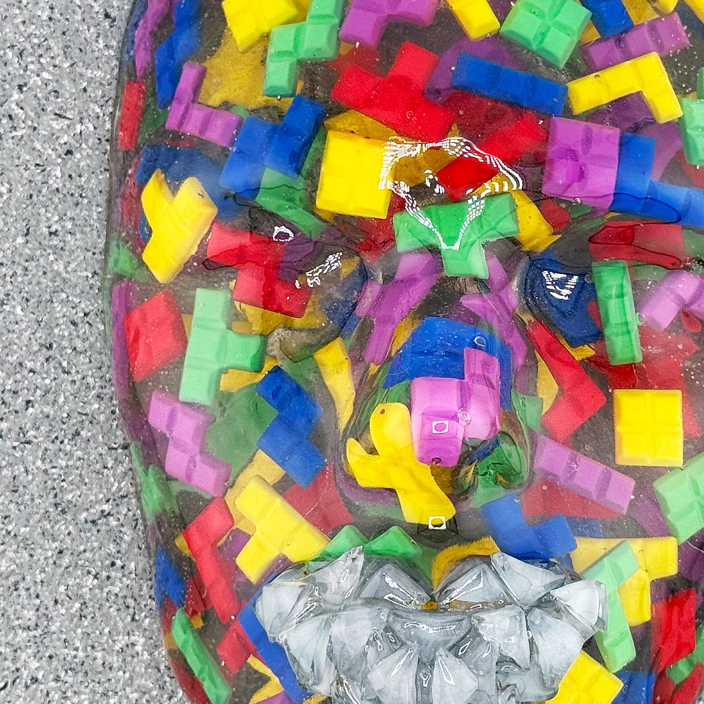 The Manipulator | Epoxy Resin Face Sculpture | Repatterning & Structure