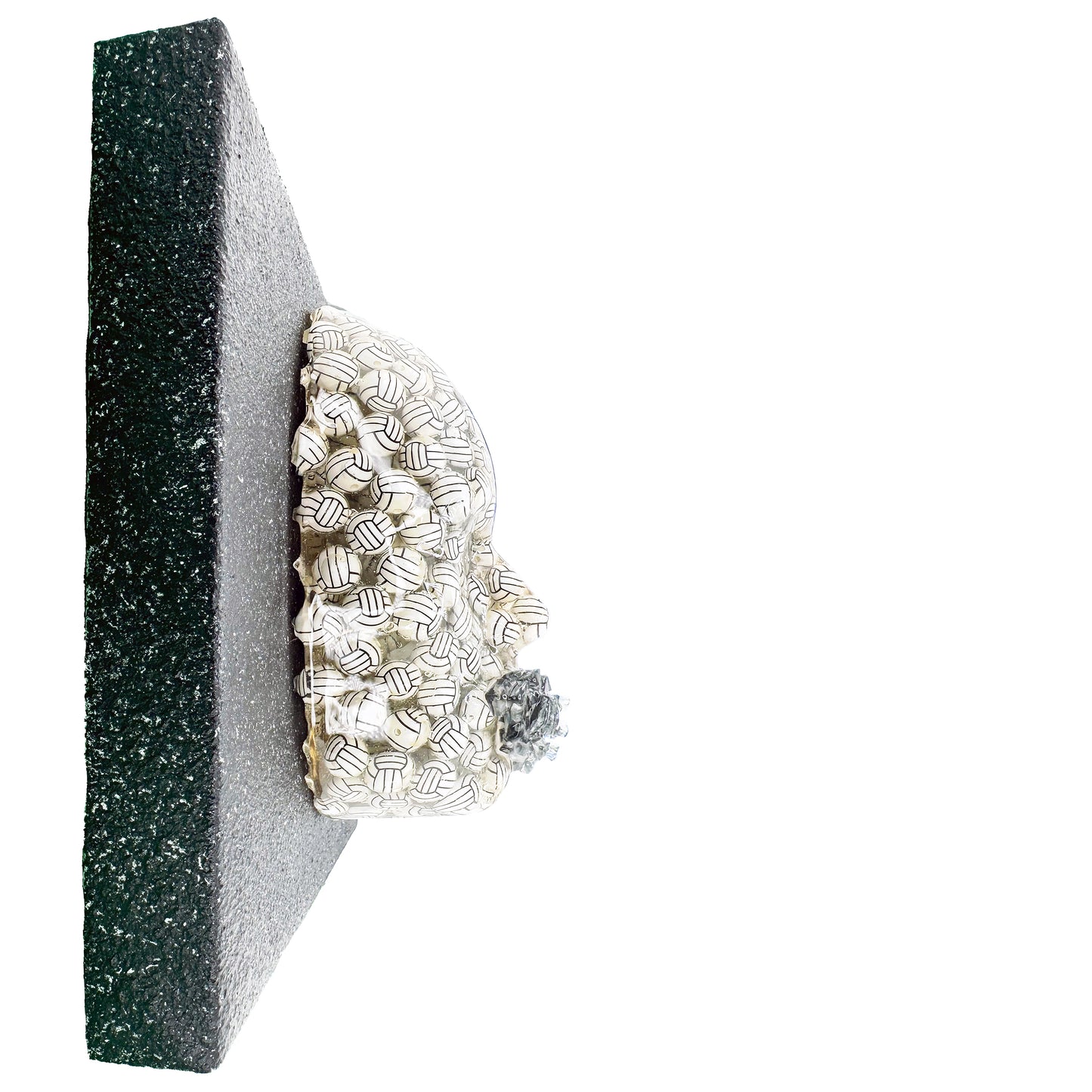 The Middle Blocker | Epoxy Resin Face Sculpture | Leadership & Protection