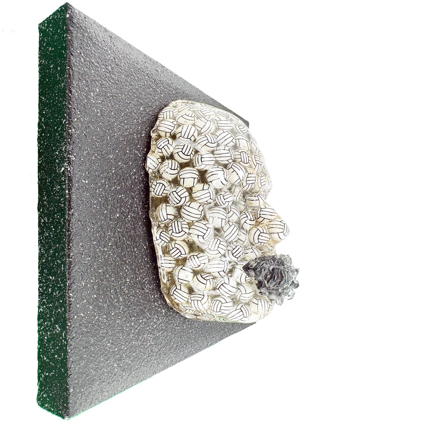 The Middle Blocker | Epoxy Resin Face Sculpture | Leadership & Protection