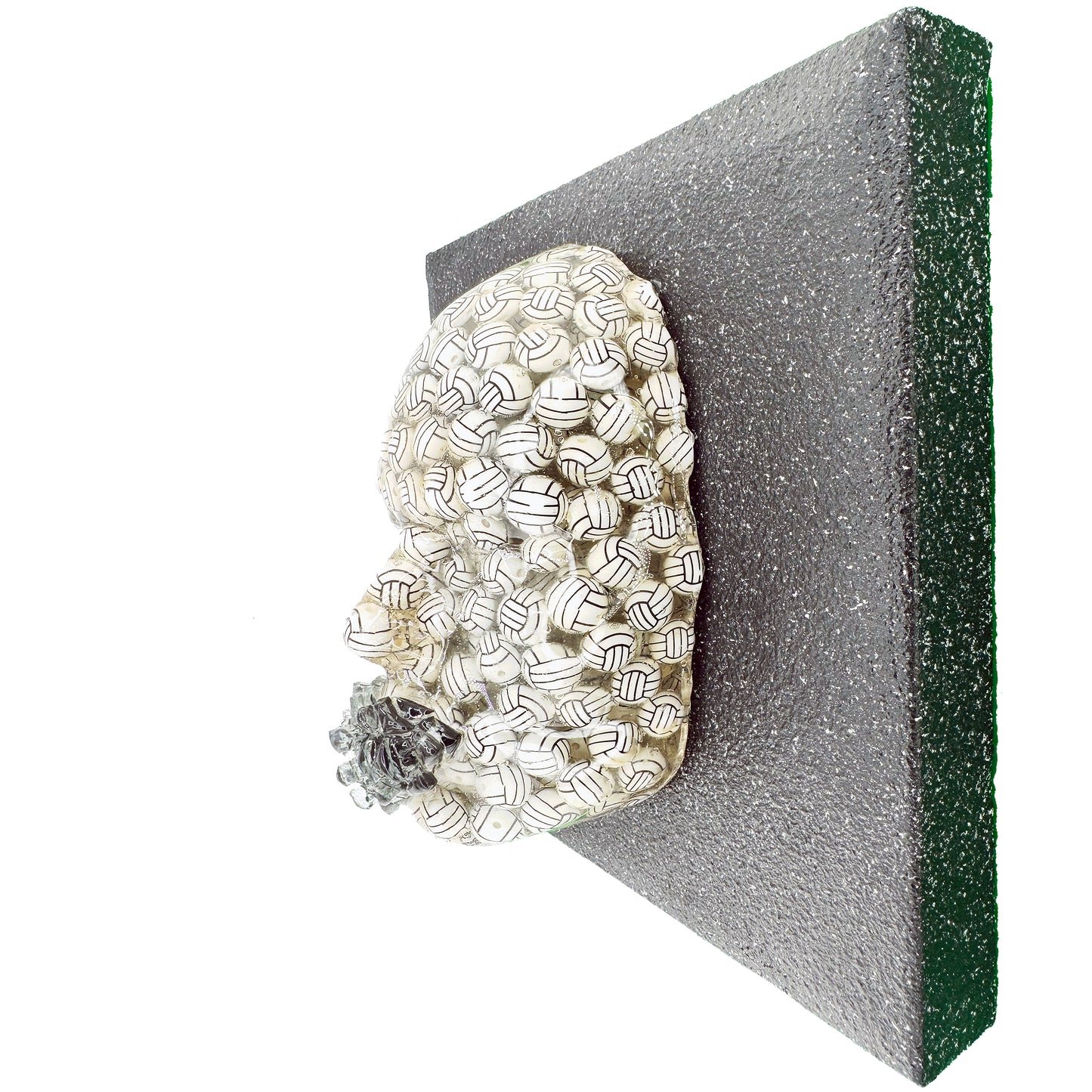 The Middle Blocker | Epoxy Resin Face Sculpture | Leadership & Protection