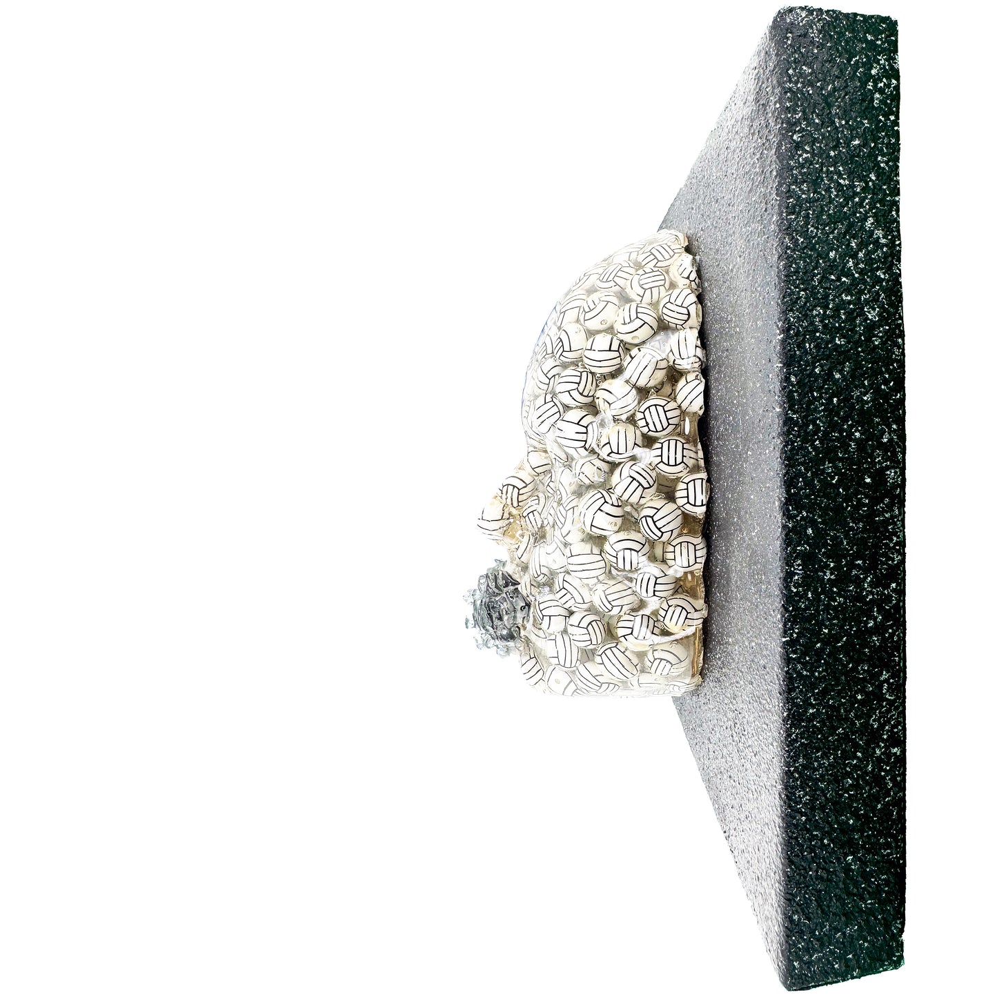 The Middle Blocker | Epoxy Resin Face Sculpture | Leadership & Protection