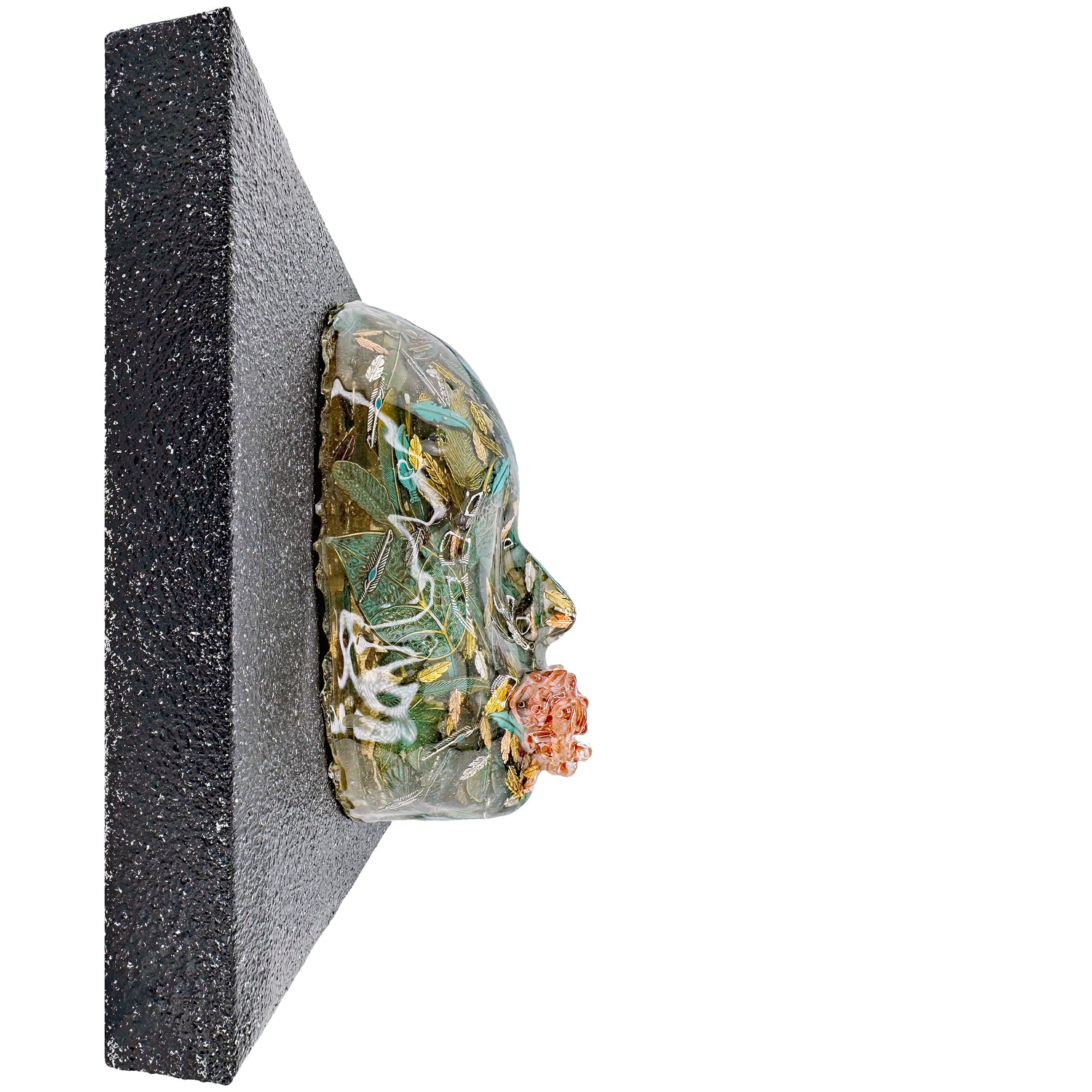 The Patina'd Dreamer | Contemporary Epoxy Resin Sculpture - Couture Underground, LLC