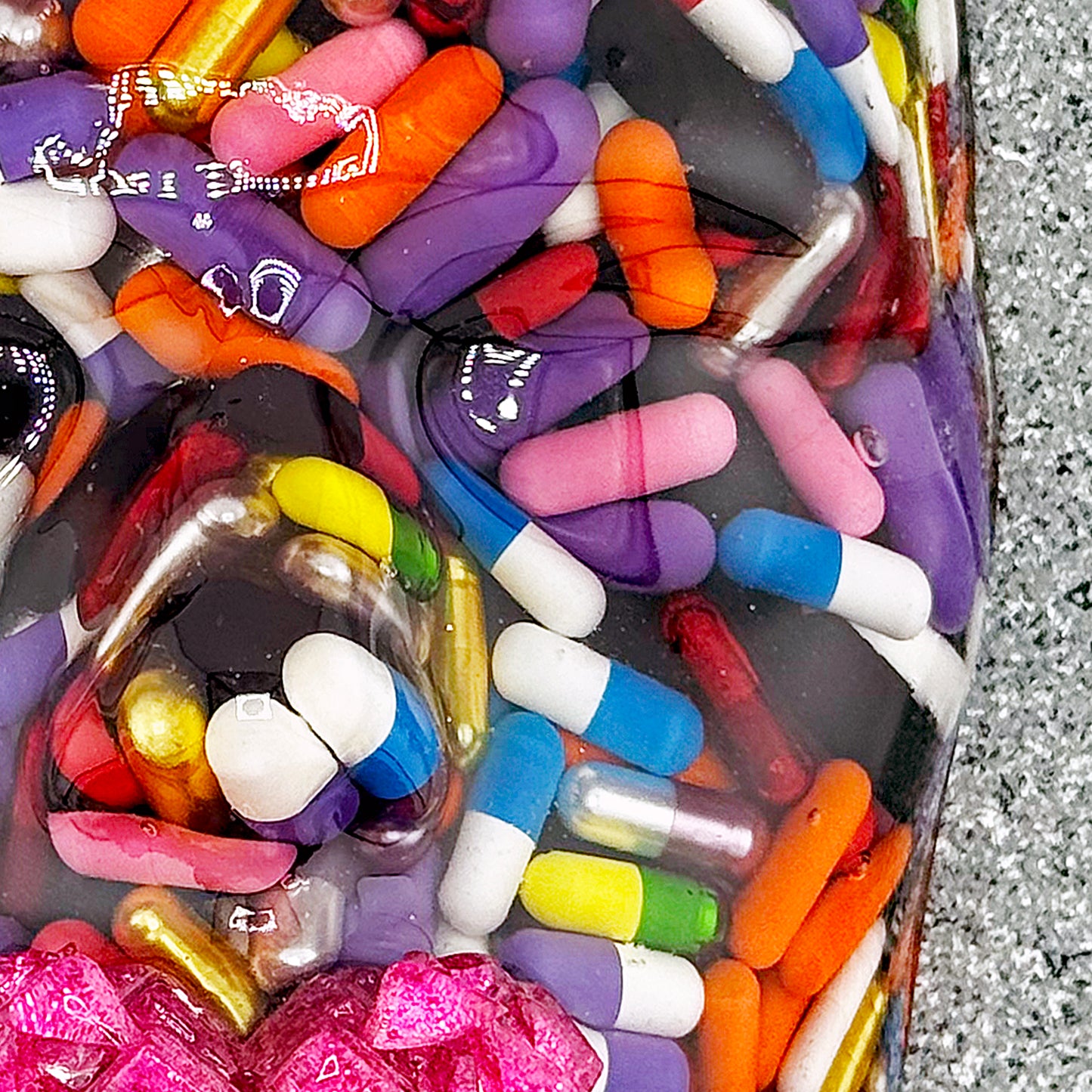 The Pusher Capsules | Contemporary Epoxy Resin Sculpture - Couture Underground, LLC