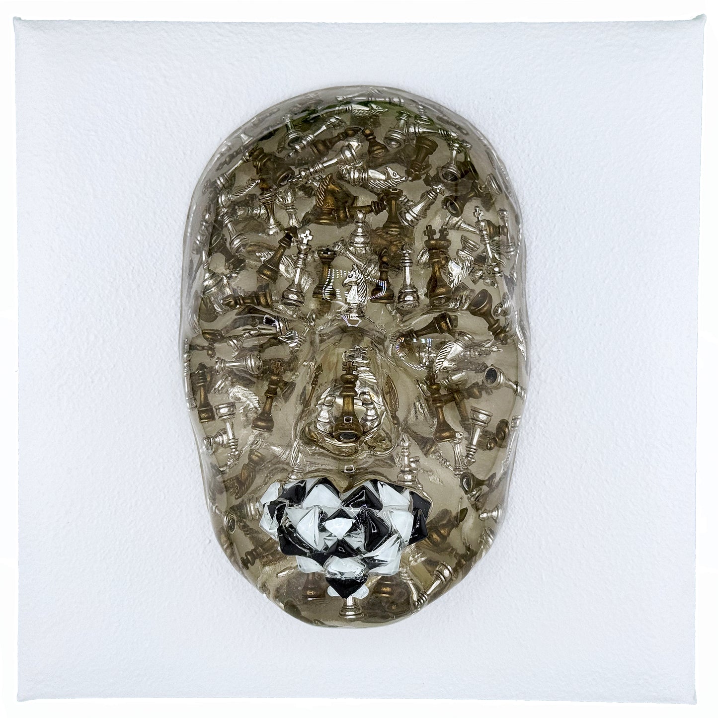 The Strategist | Contemporary Epoxy Resin Sculpture - Couture Underground, LLC