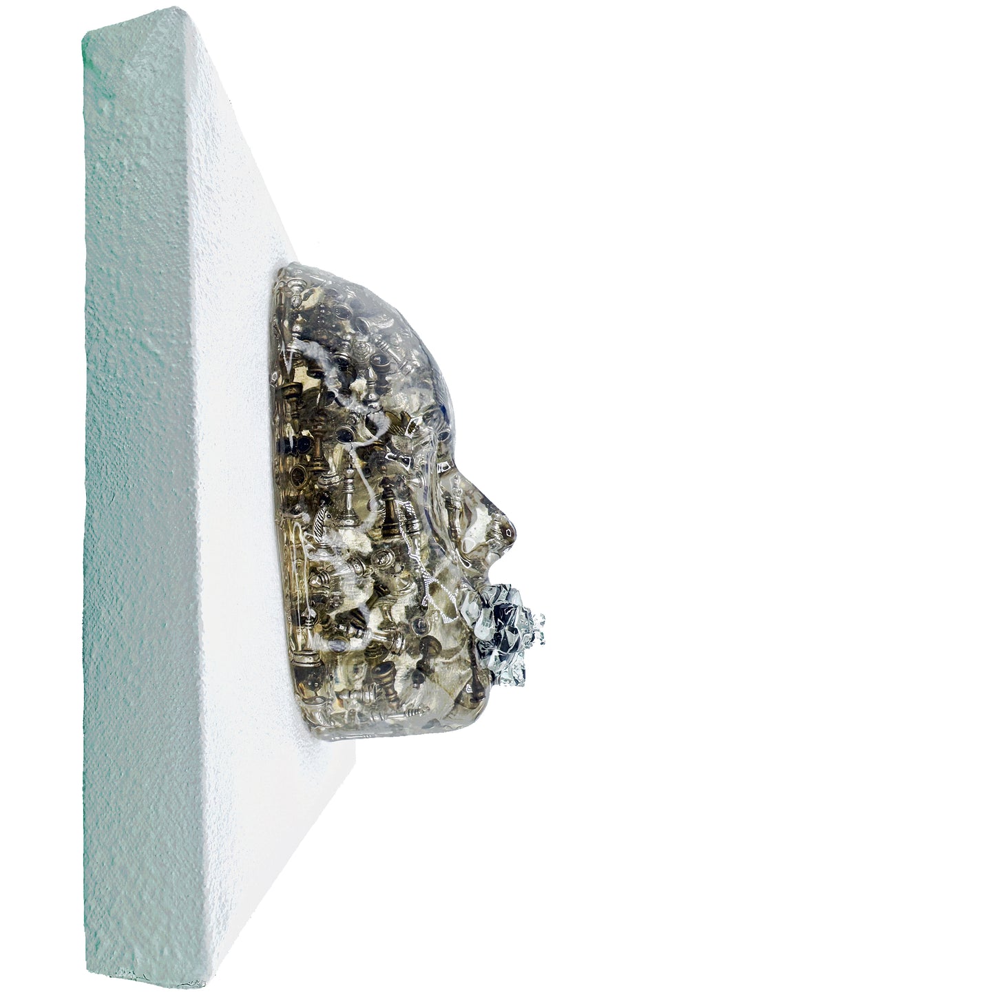 The Strategist | Contemporary Epoxy Resin Sculpture - Couture Underground, LLC