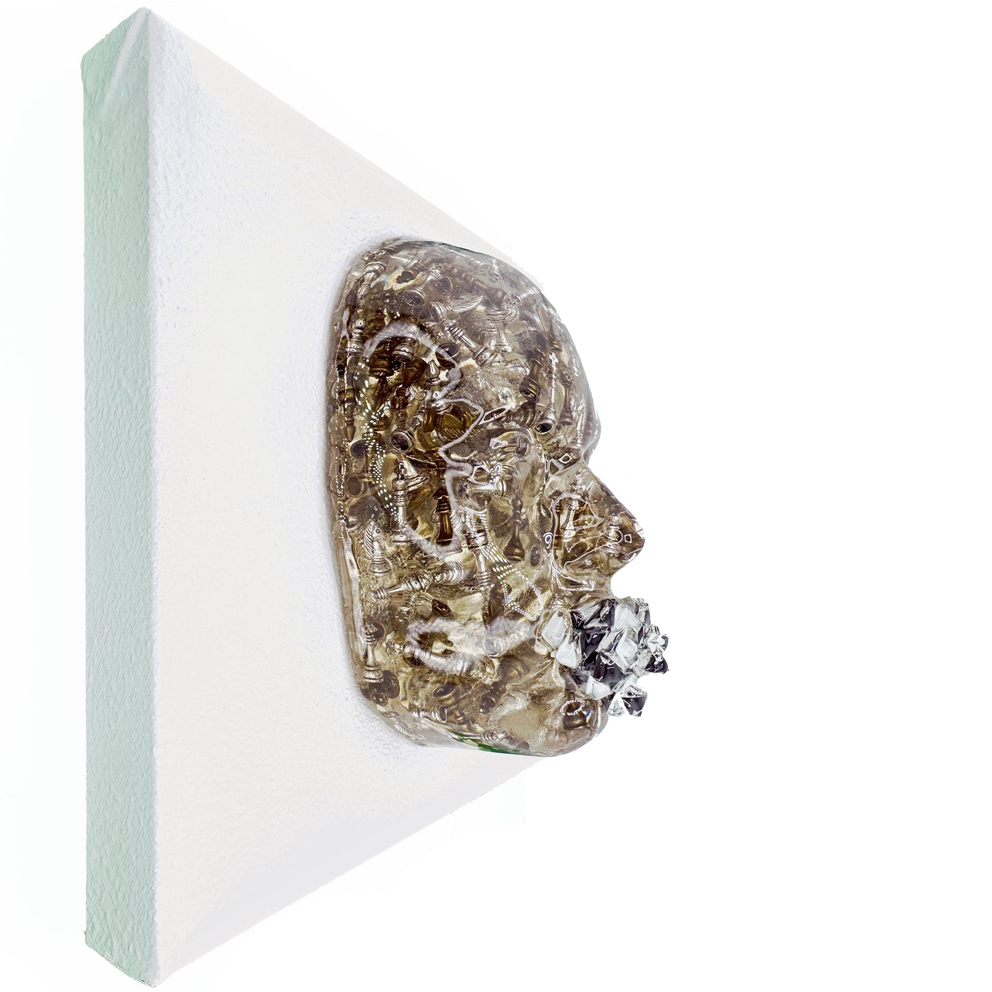 The Strategist | Contemporary Epoxy Resin Sculpture - Couture Underground, LLC