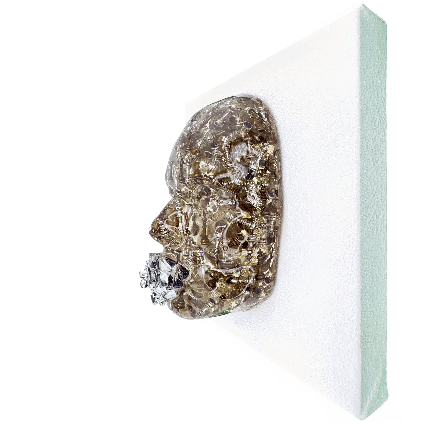 The Strategist | Contemporary Epoxy Resin Sculpture - Couture Underground, LLC